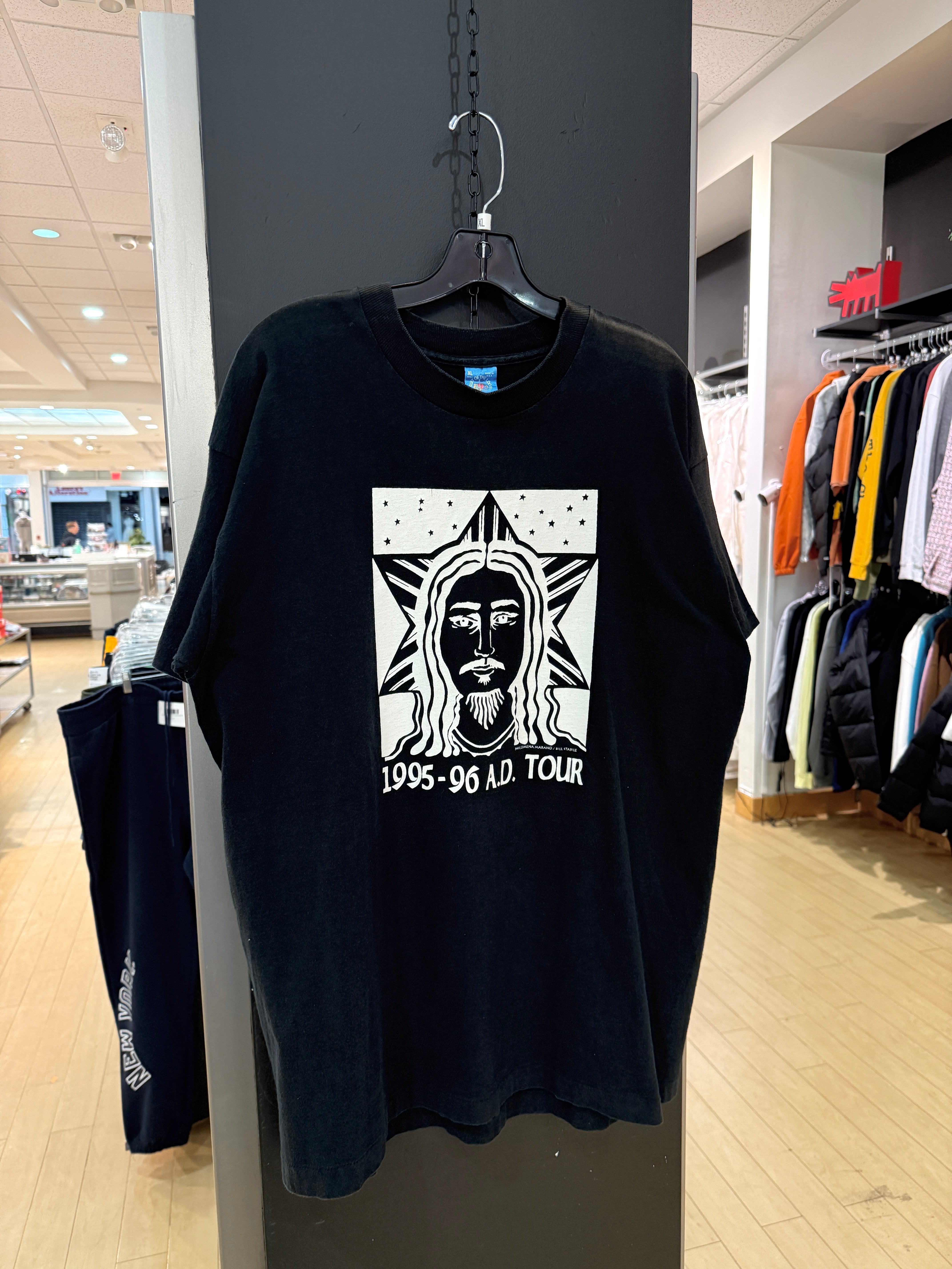 1995-96 A.D. Tour Jesus Band Tee Sz XL