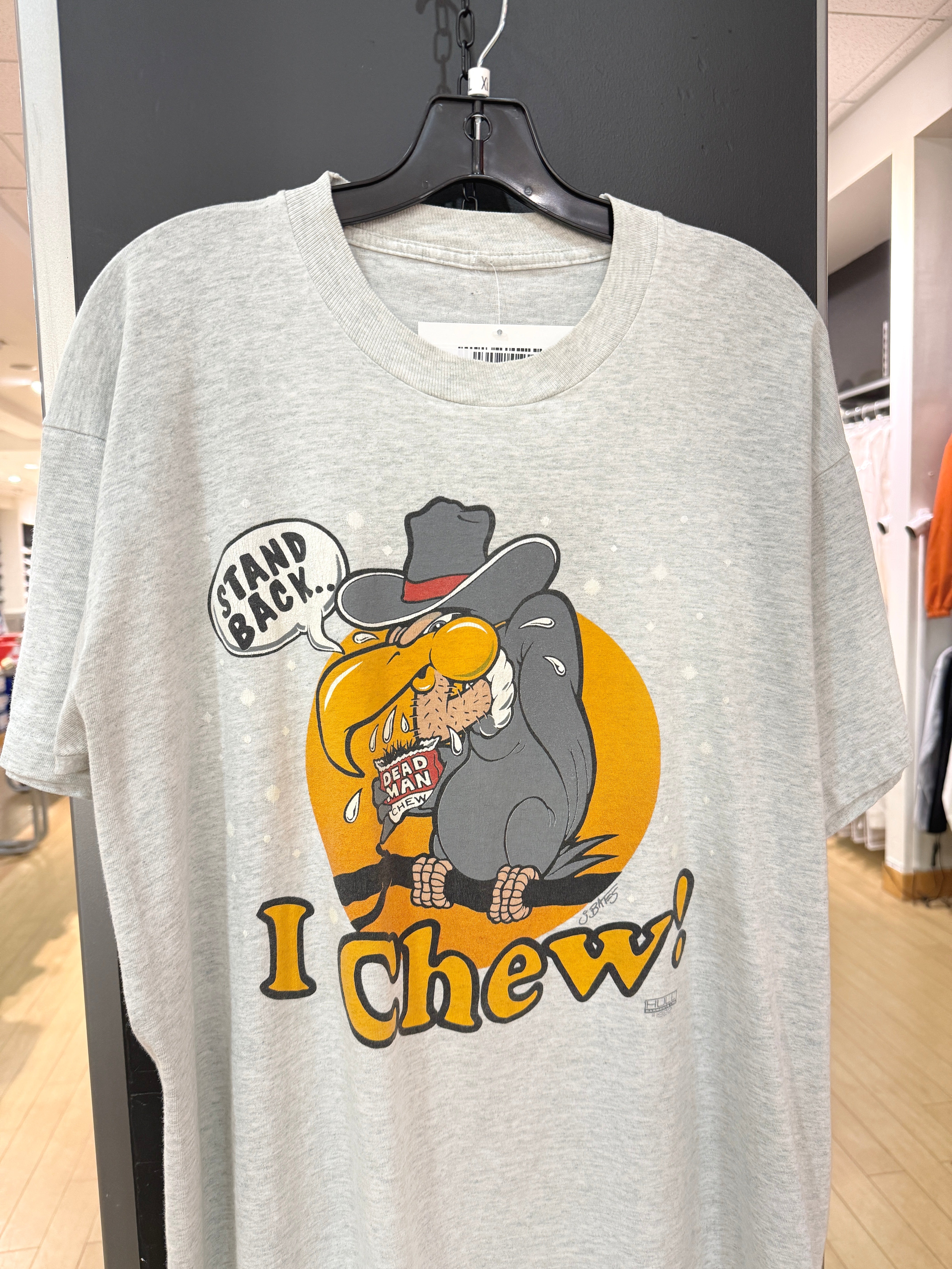 1992 Red Man Chew Stand Back Tee Sz XL