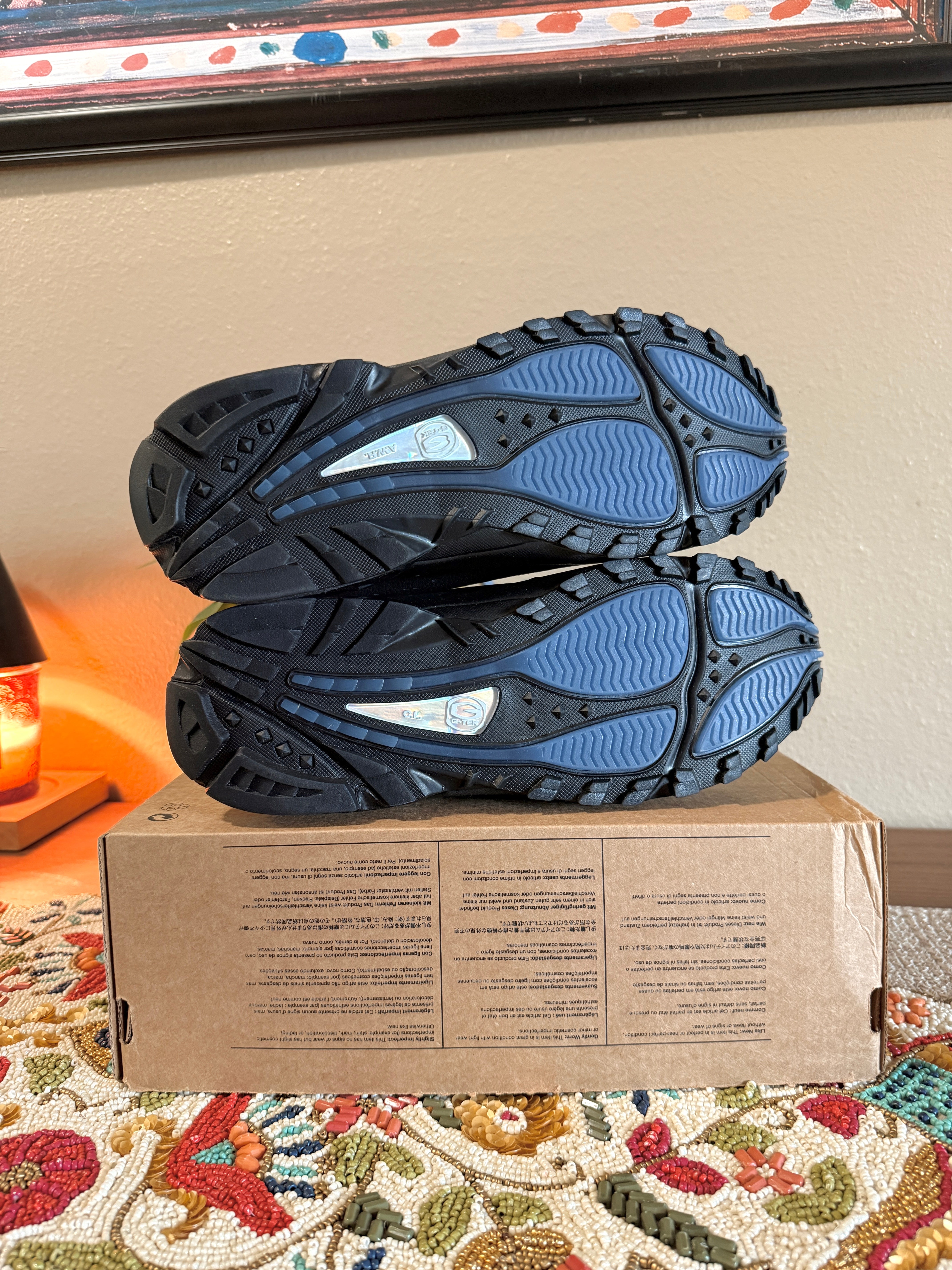 Nike Hot Step Air Terra Drake NOCTA Triple Black Size 10 USED / MISSING LID