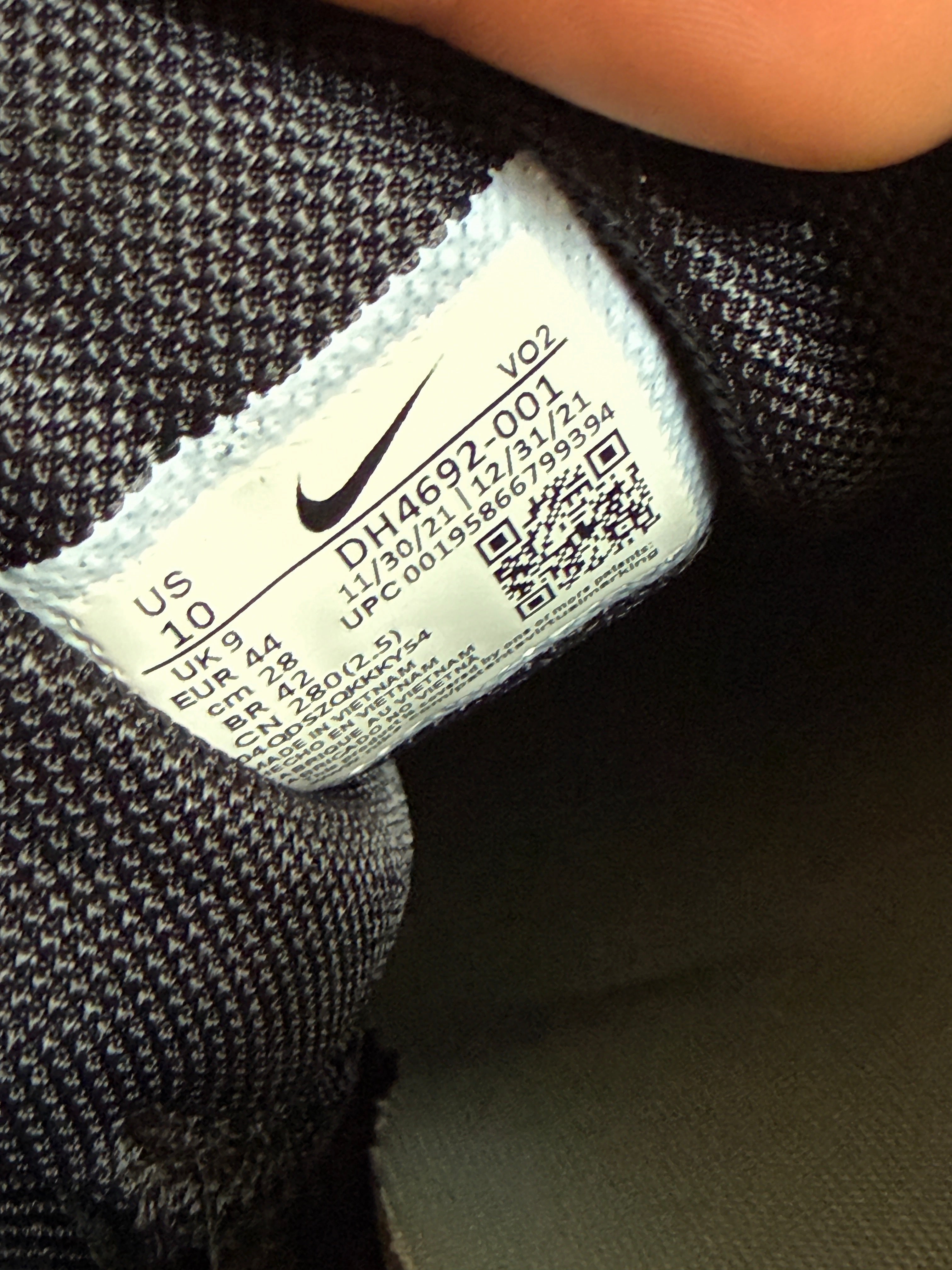 Nike Hot Step Air Terra Drake NOCTA Triple Black Size 10 USED / MISSING LID