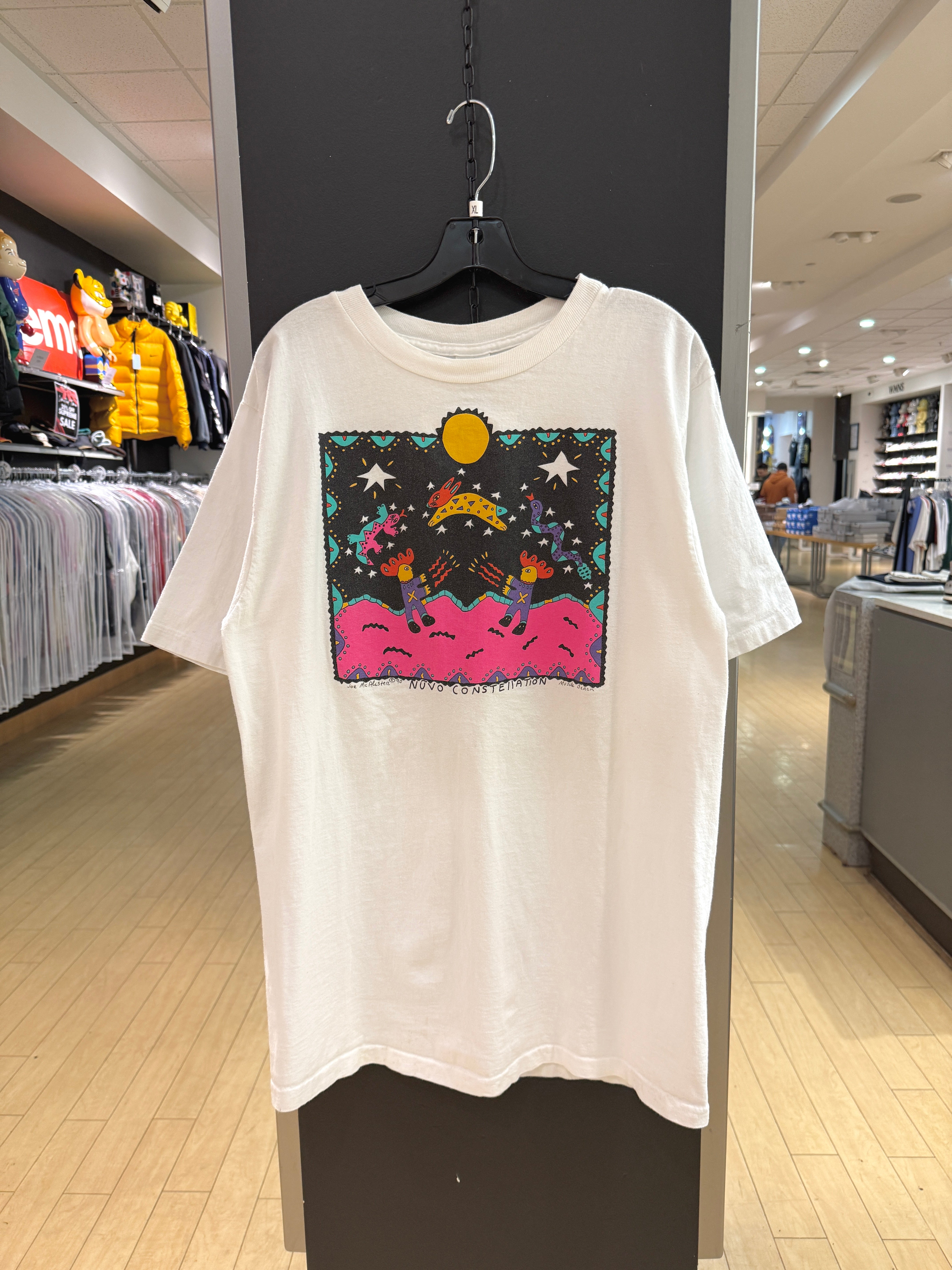 1990 New Constellation Muscle Beach Art Tee Sz XL