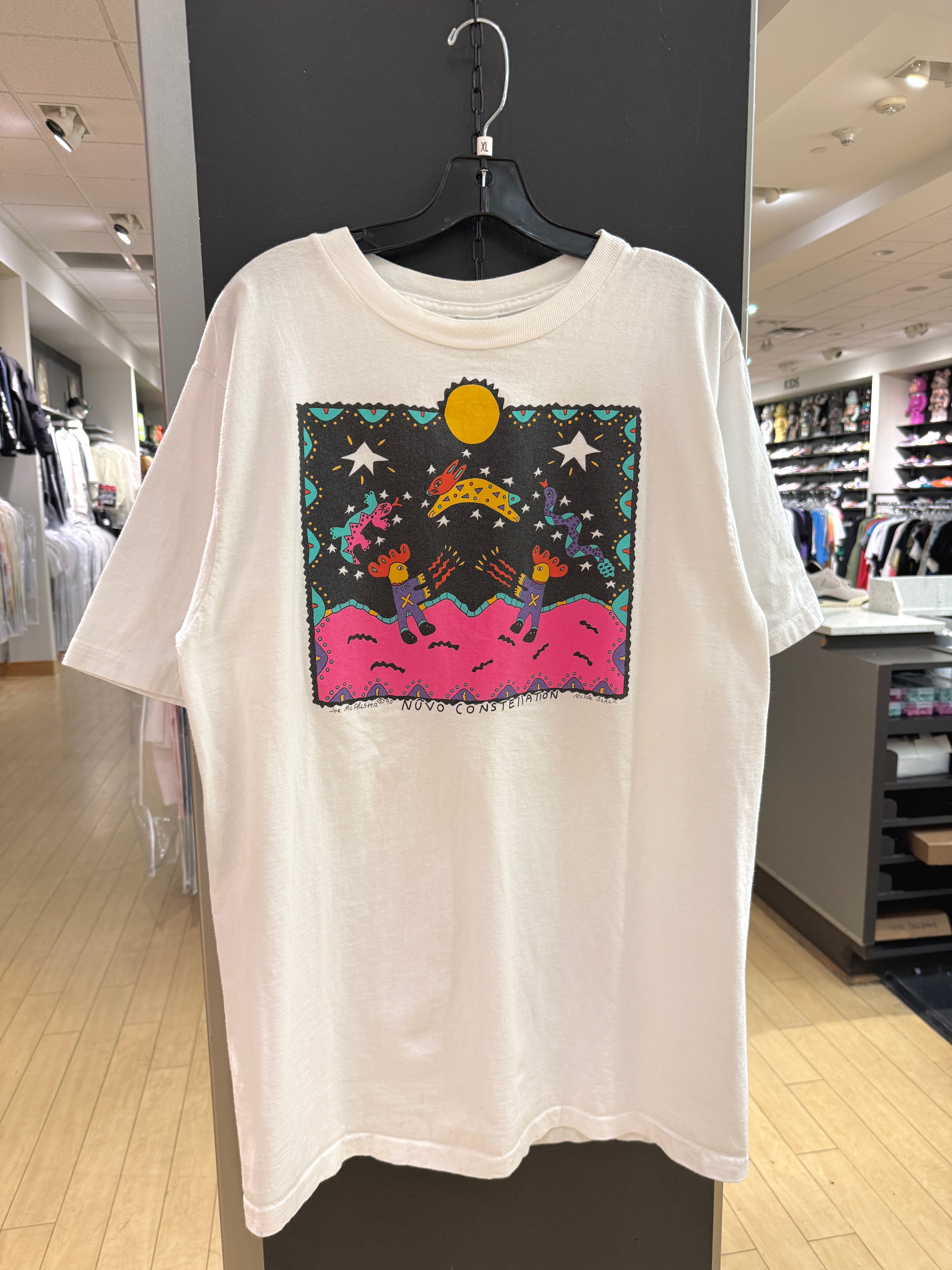 1990 New Constellation Muscle Beach Art Tee Sz XL