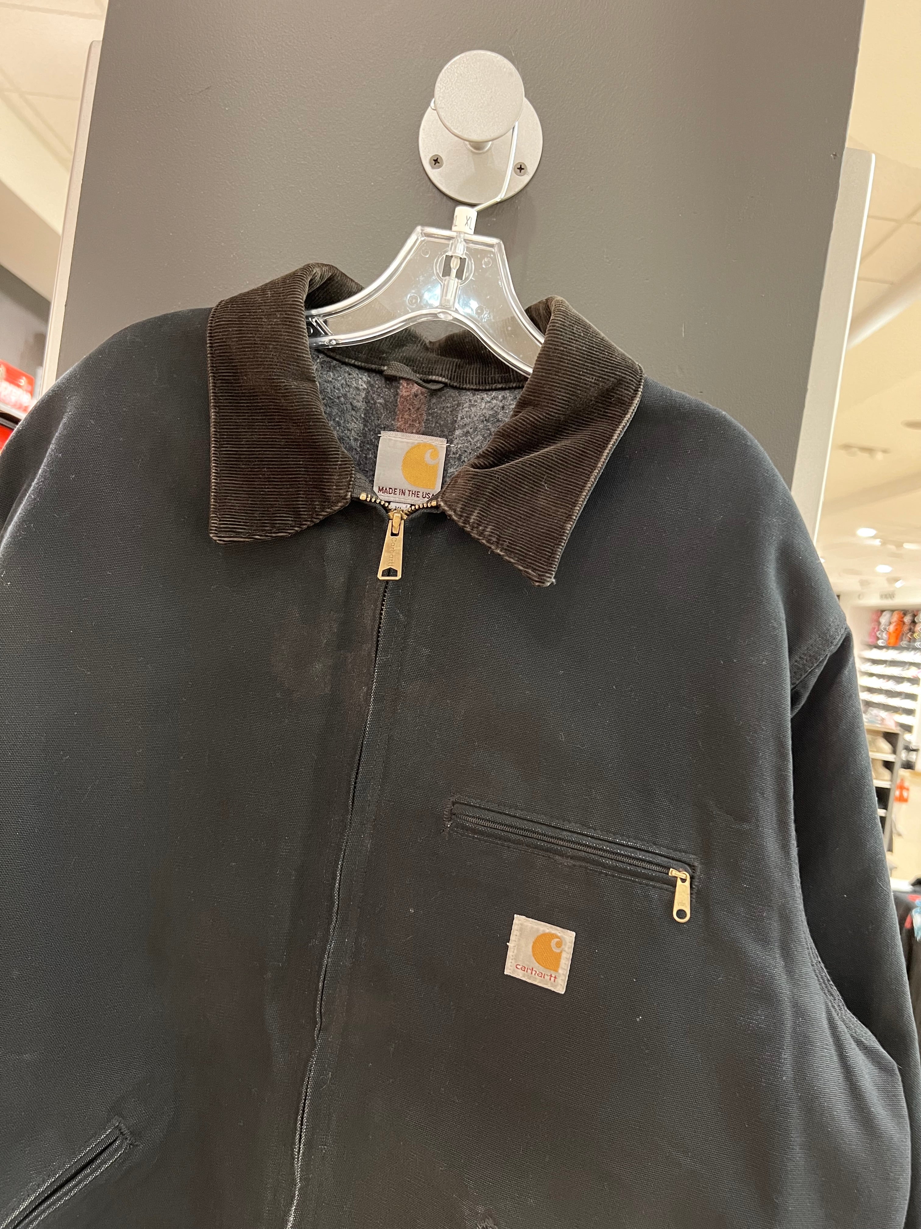 Carhartt Black Detroit Jacket XL Tall