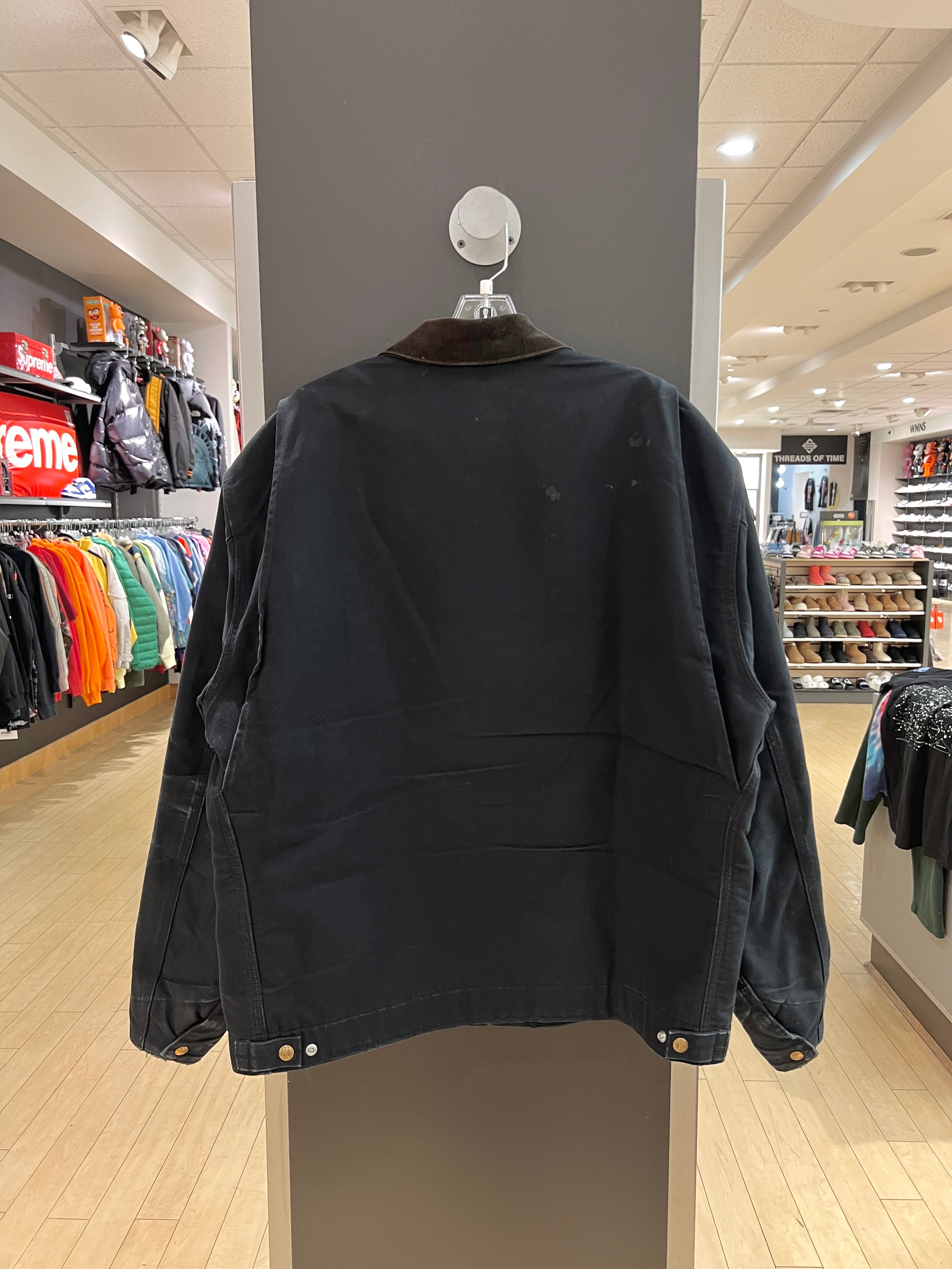 Carhartt Black Detroit Jacket XL Tall