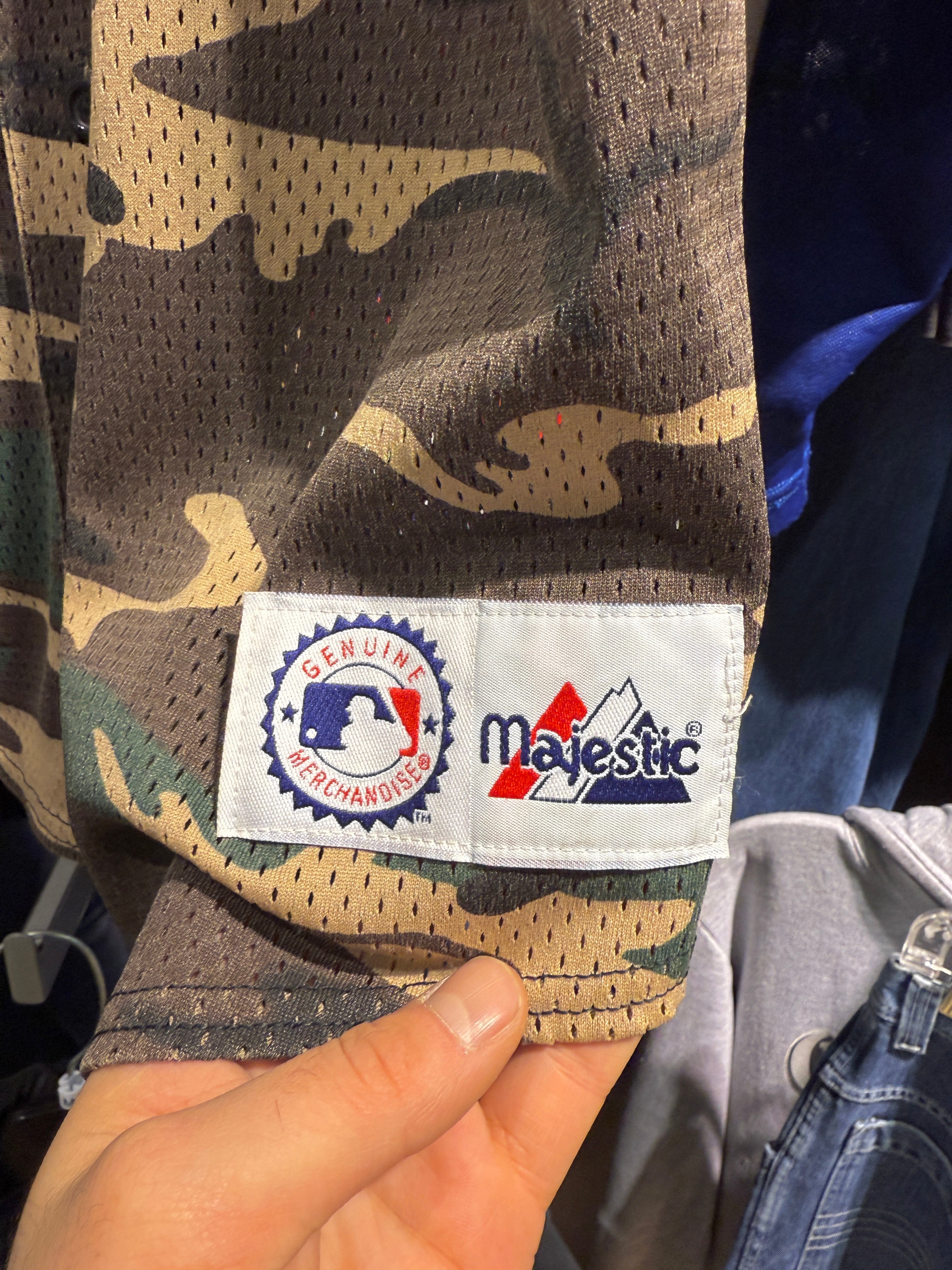 Y2K San Diego Padres Majestic Alt Camo Jersey Sz M