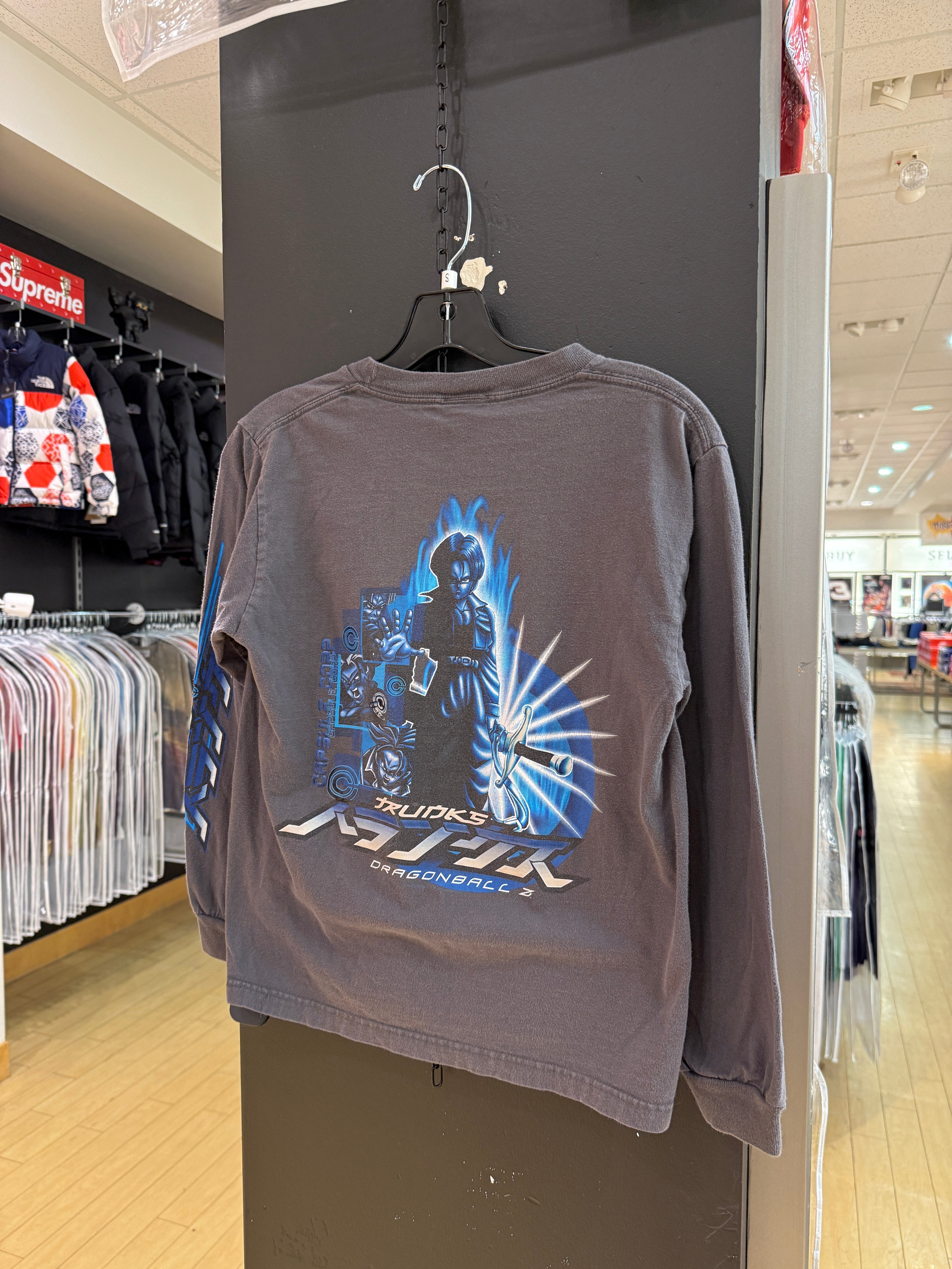 2002 Dragon Ball Z Trunks Long Sleeve Tee Sz Youth L