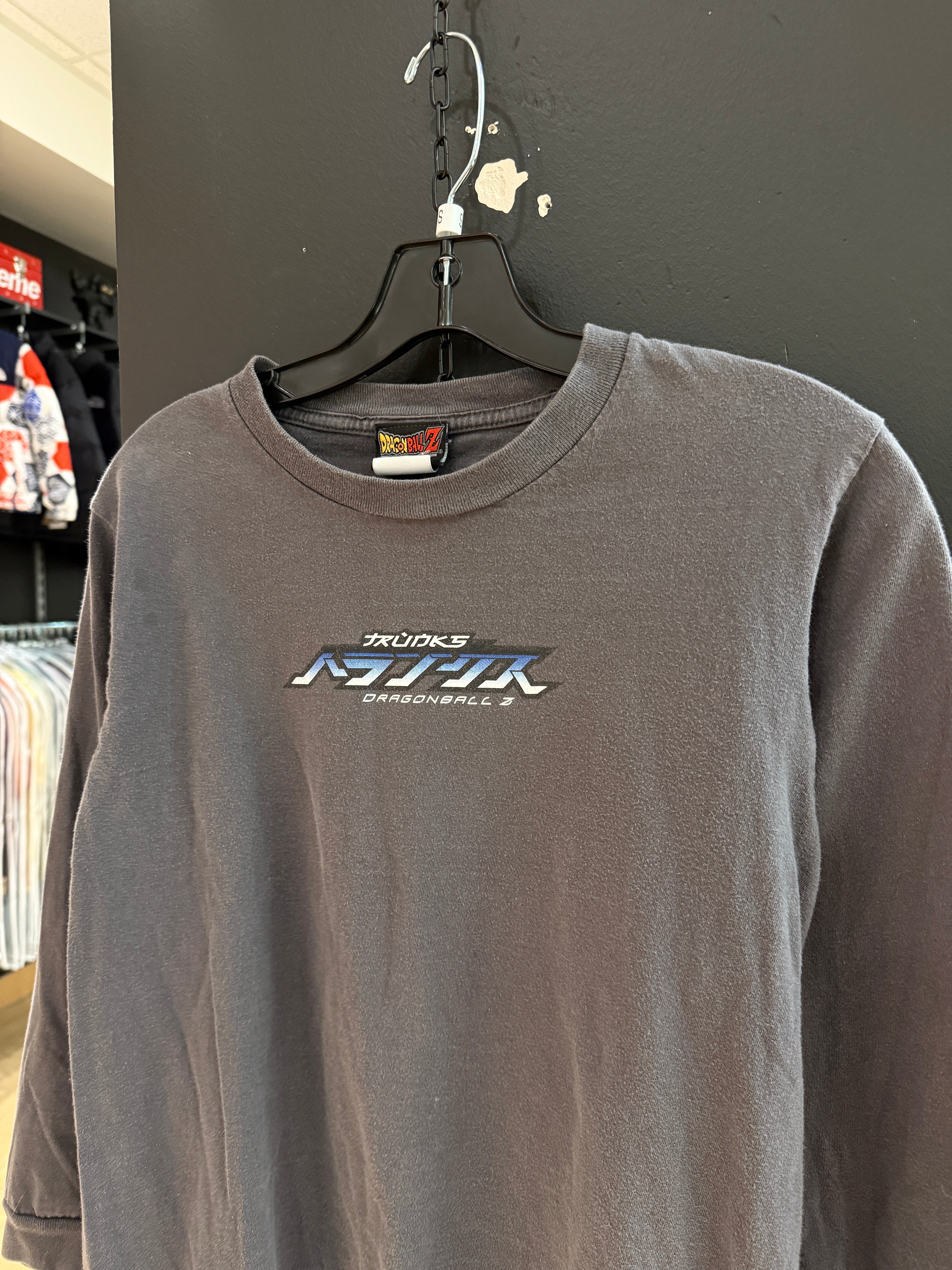 2002 Dragon Ball Z Trunks Long Sleeve Tee Sz Youth L