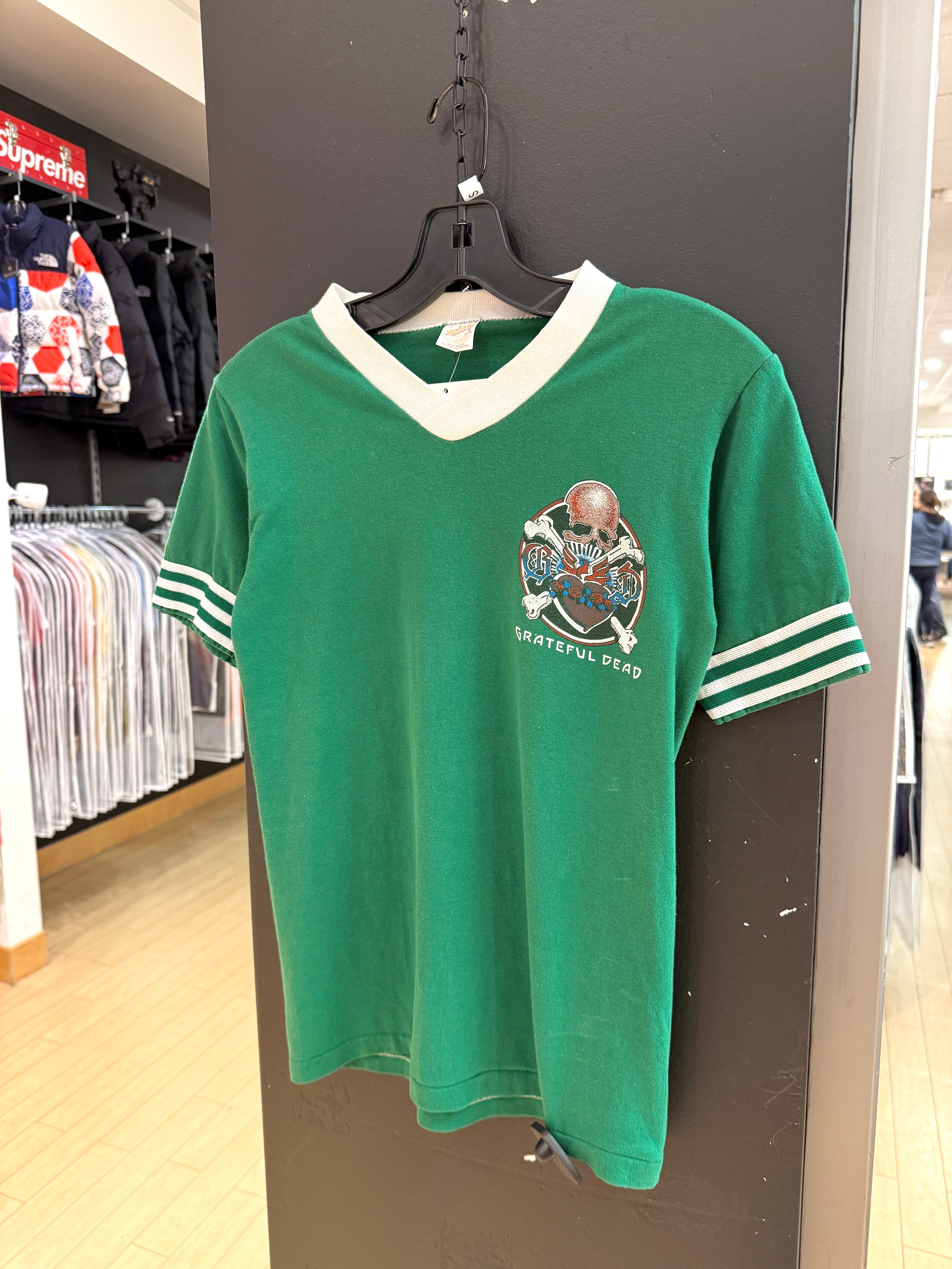 80s Grateful Dead Green Bertha Tee Sz Small