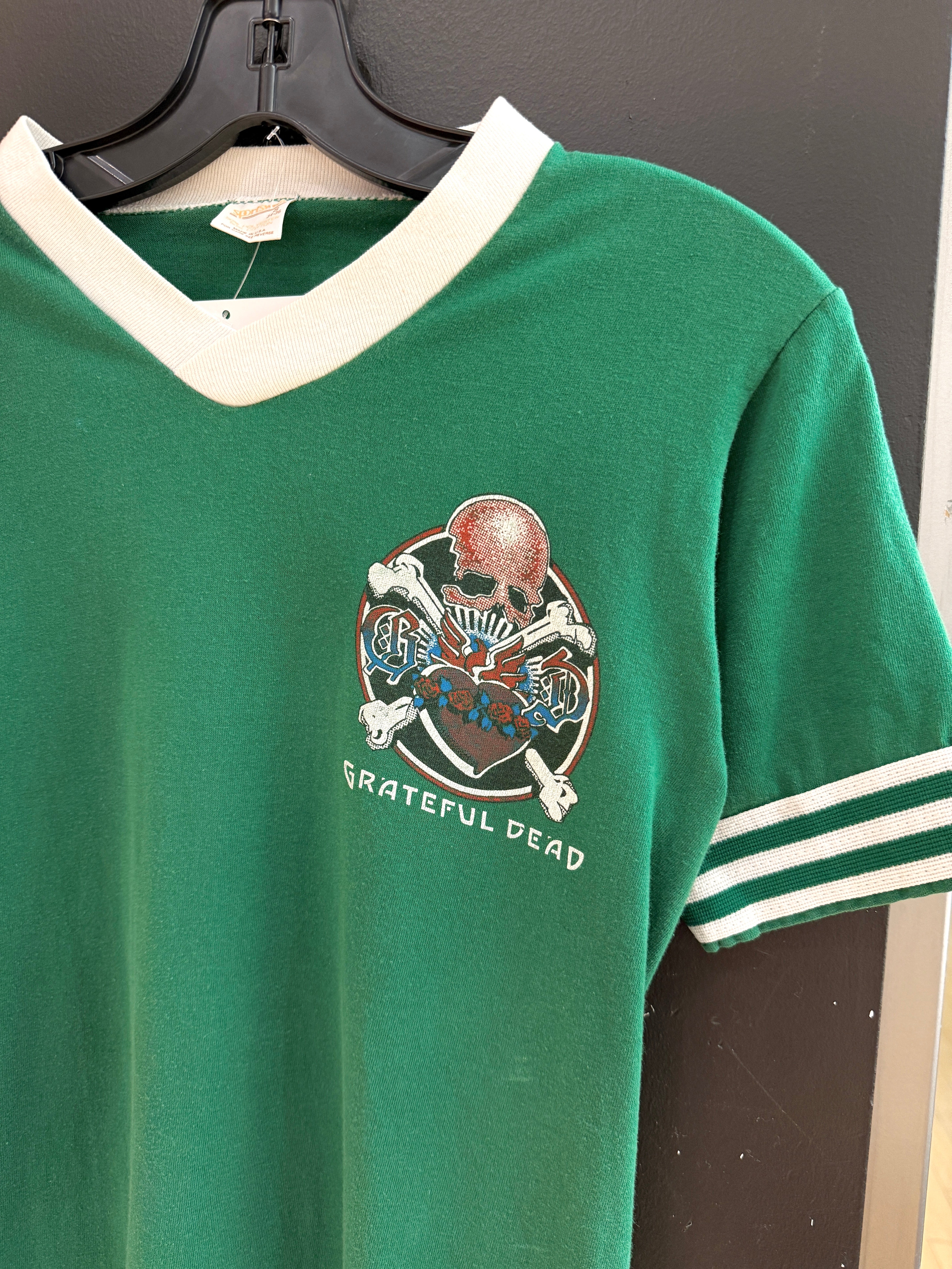 80s Grateful Dead Green Bertha Tee Sz Small