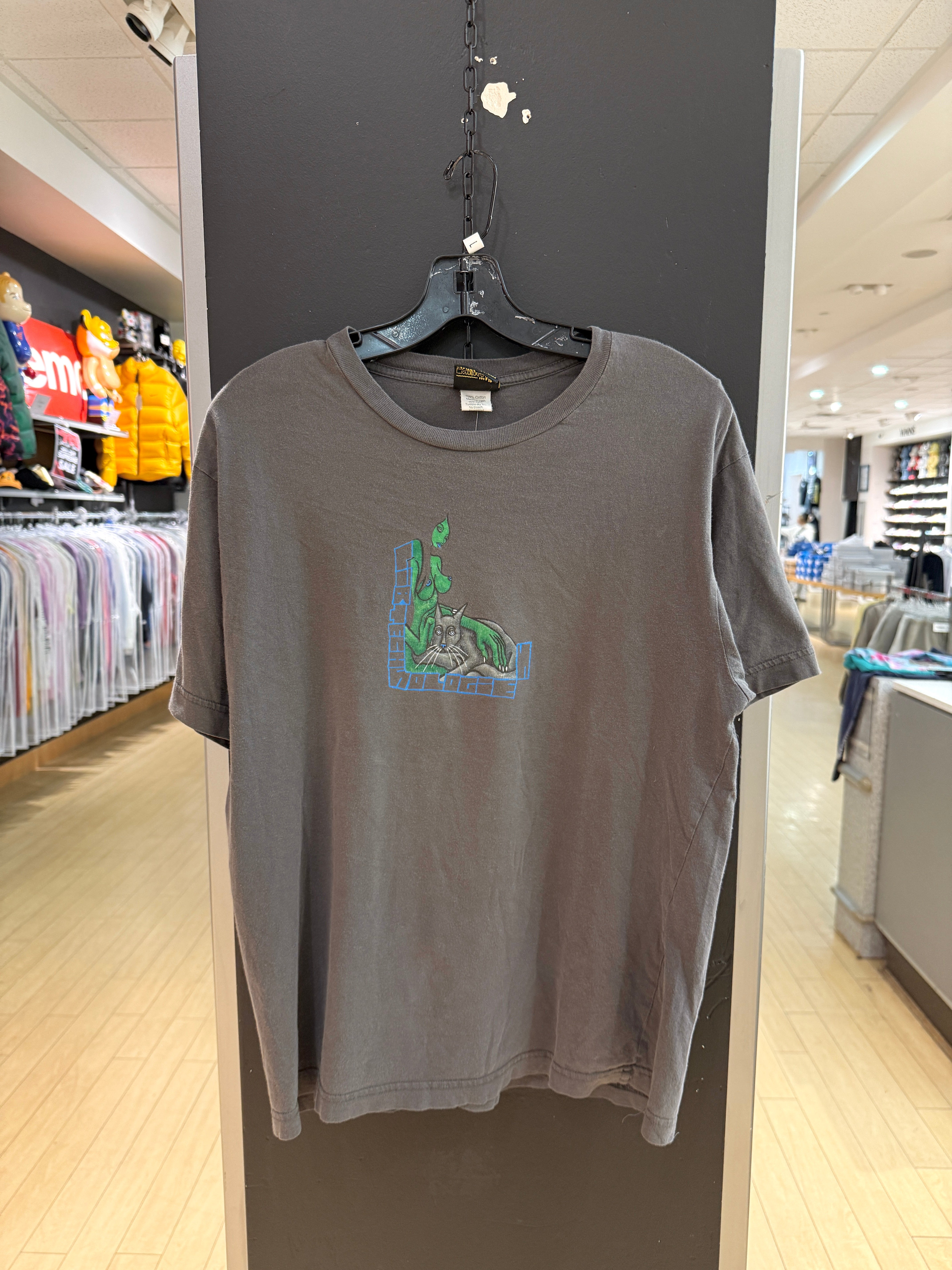 90s Lib Tech Black Cat Tee Sz L