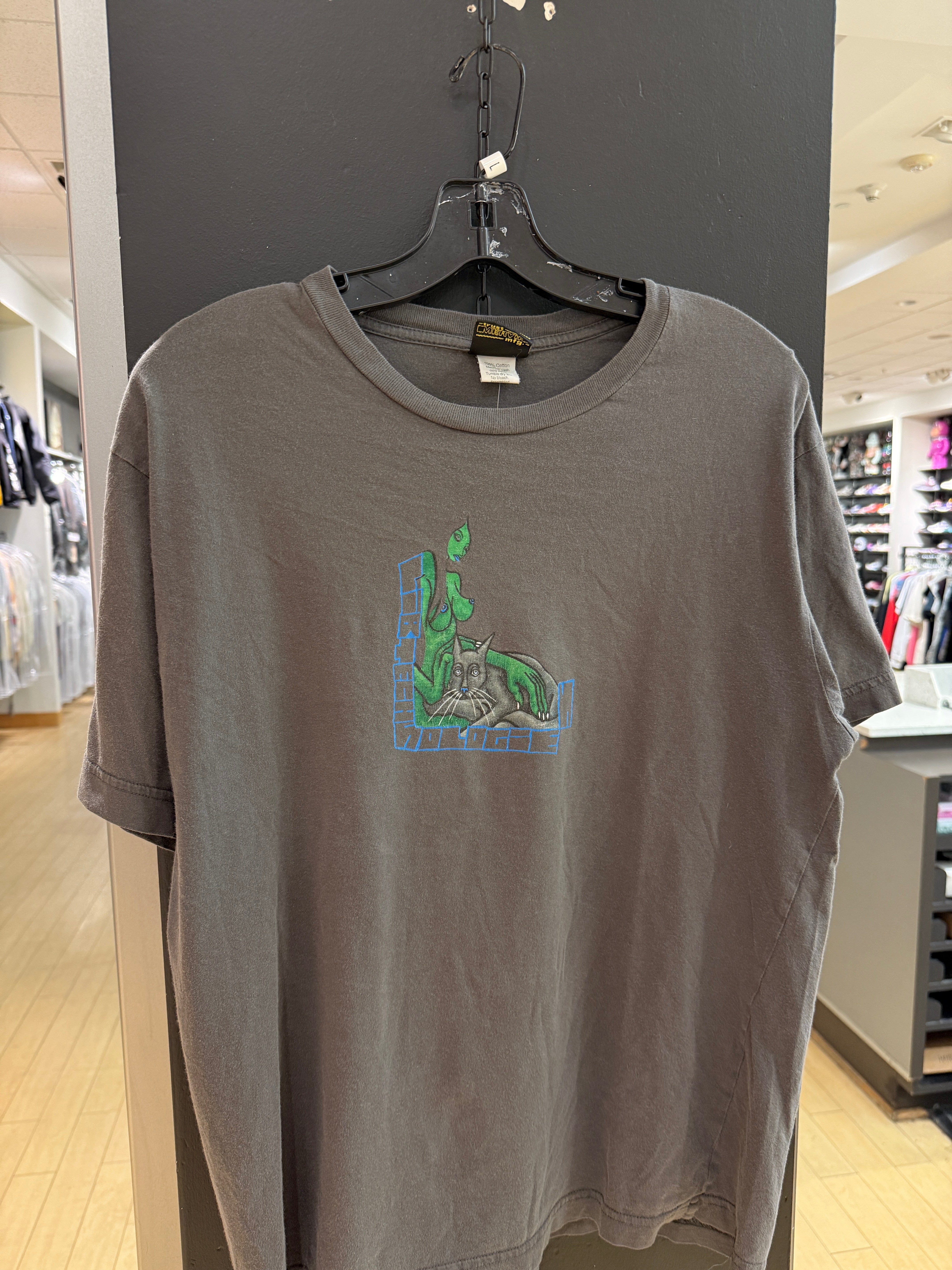 90s Lib Tech Black Cat Tee Sz L