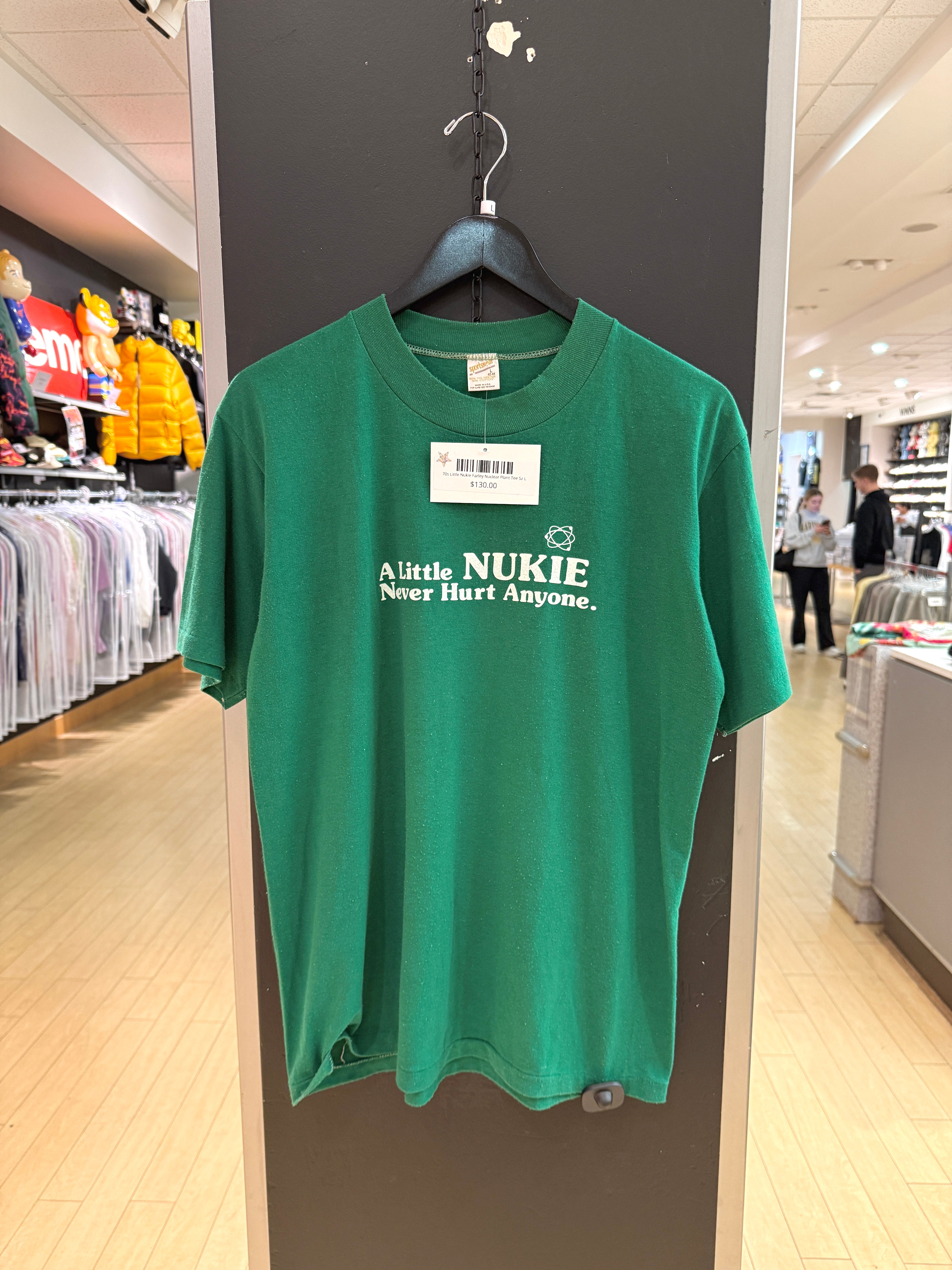 70s Little Nukie Farley Nuclear Plant Tee Sz L