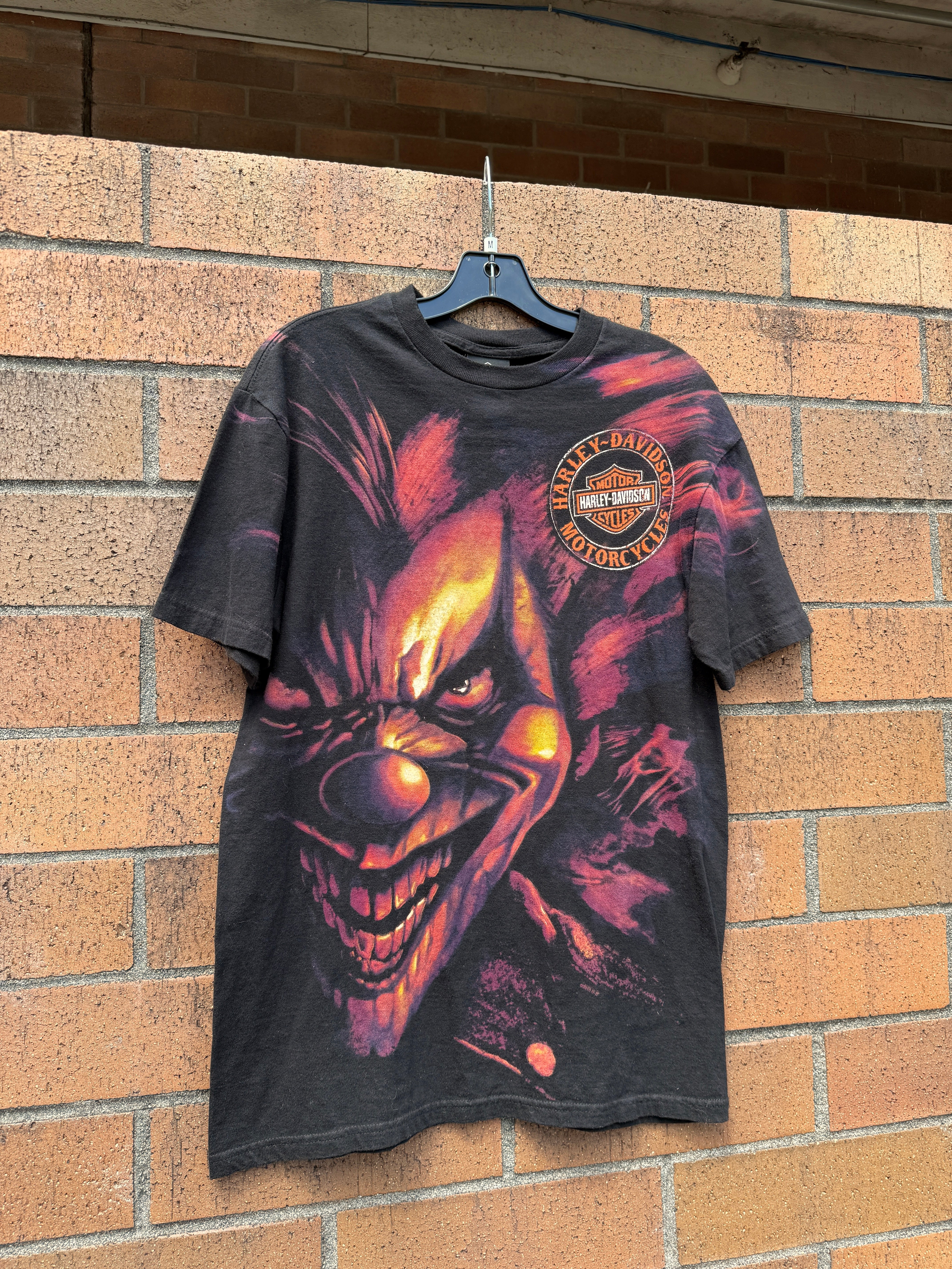 2014 Harley Davidson Mile High Clown Tee Size M