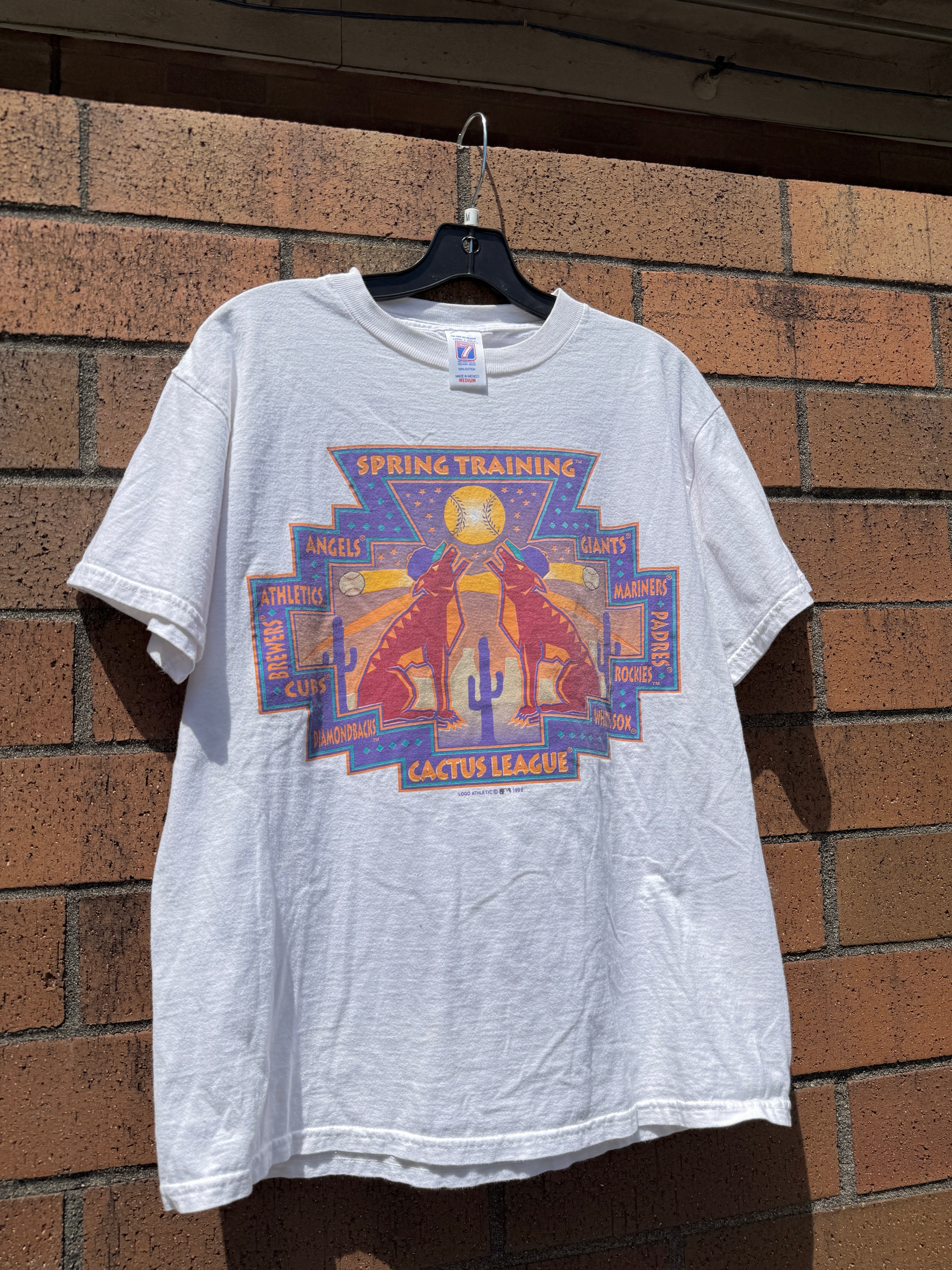 1999 MLB Spring Training Cactus League Tee Size M