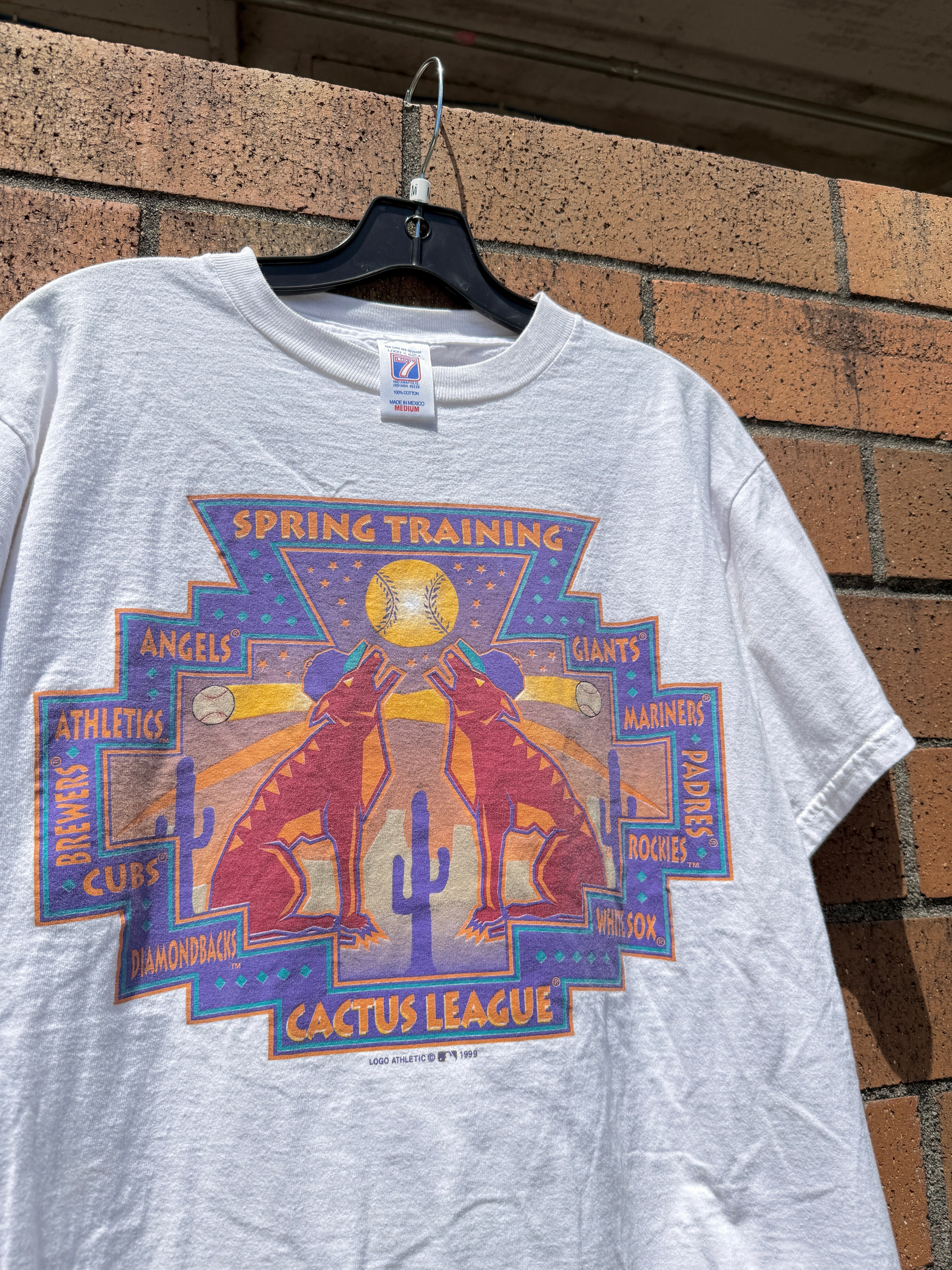 1999 MLB Spring Training Cactus League Tee Size M
