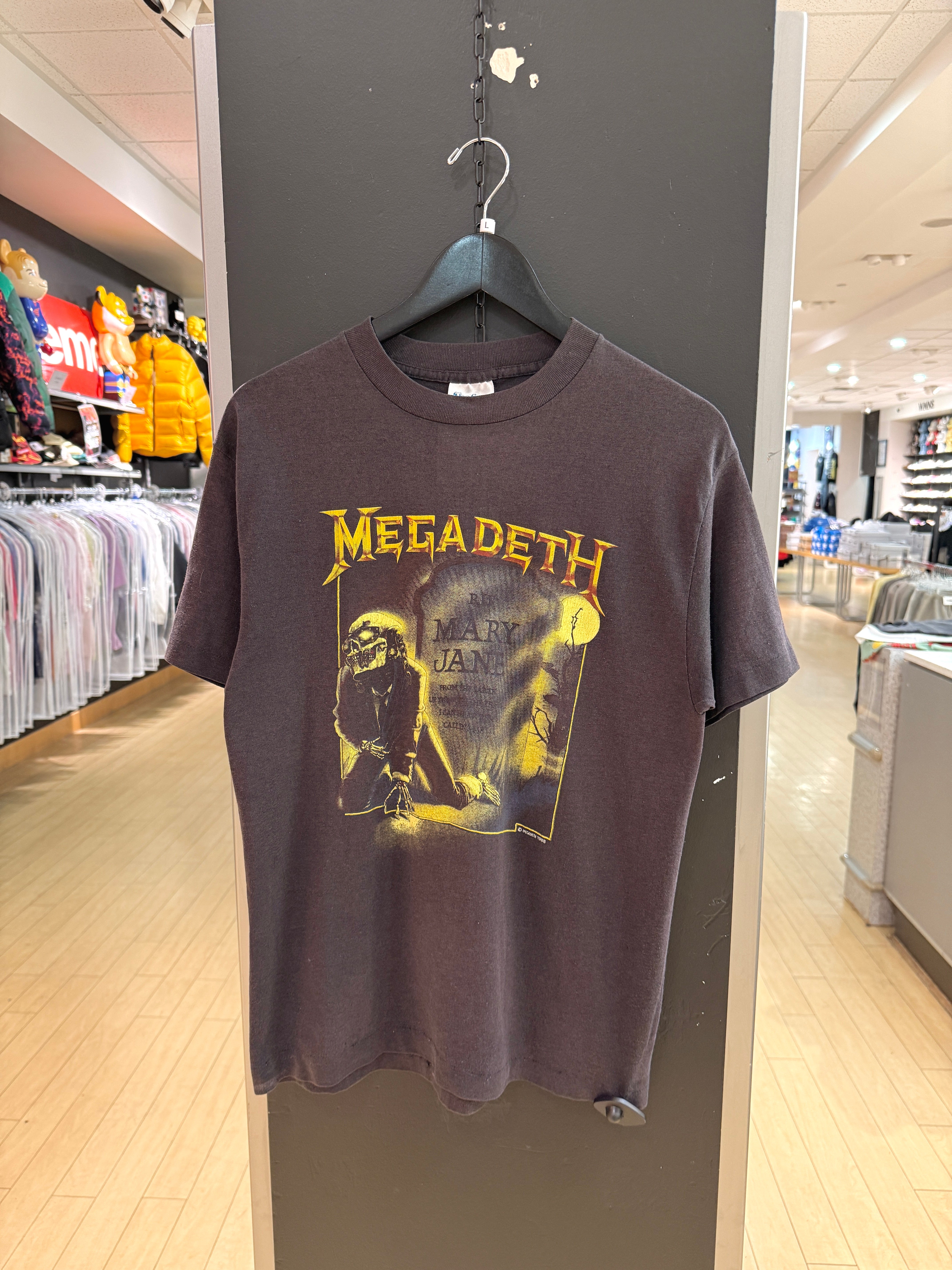 1988 Megadeth RIP Mary Jane Tee Sz L