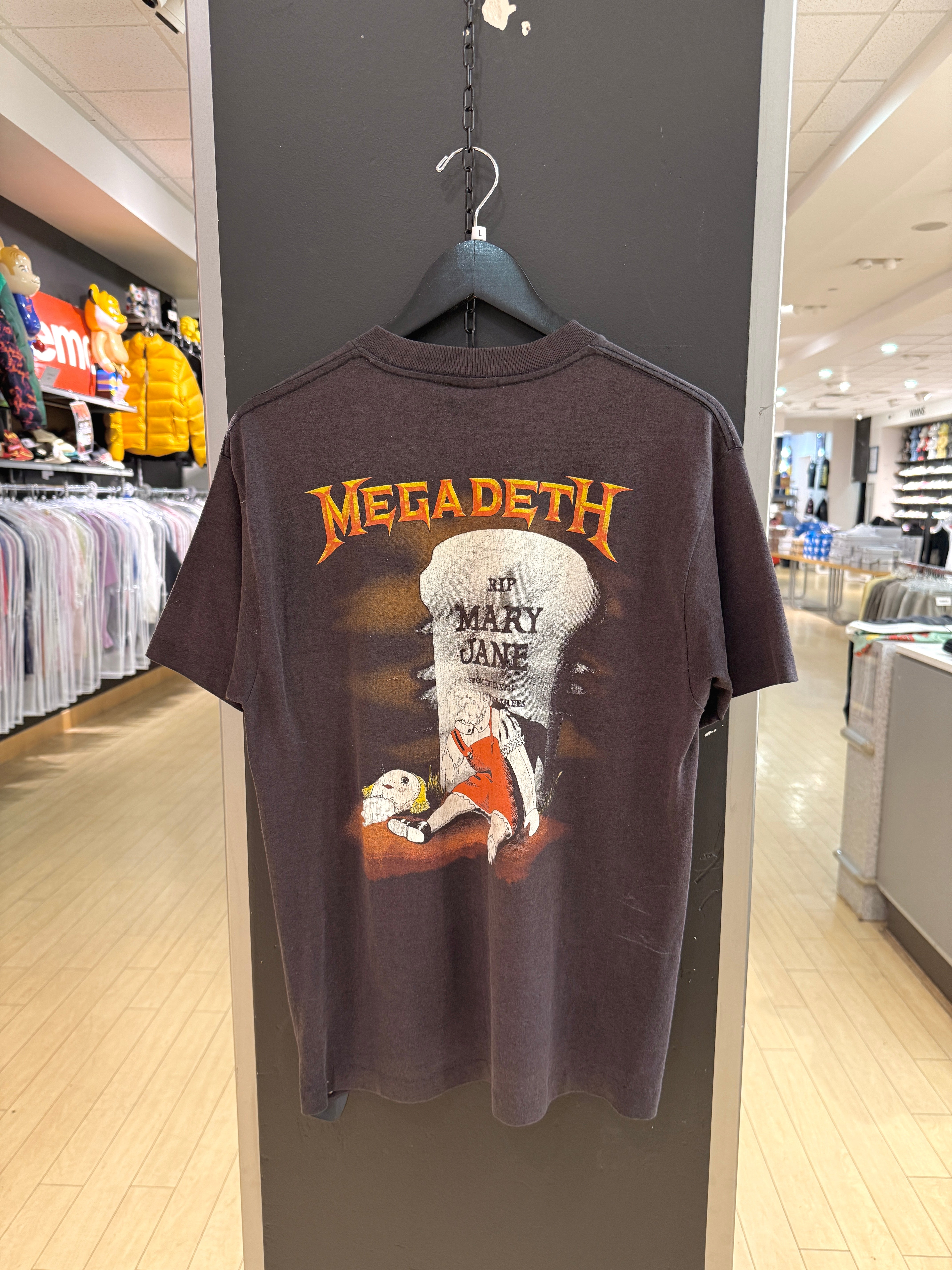 1988 Megadeth RIP Mary Jane Tee Sz L
