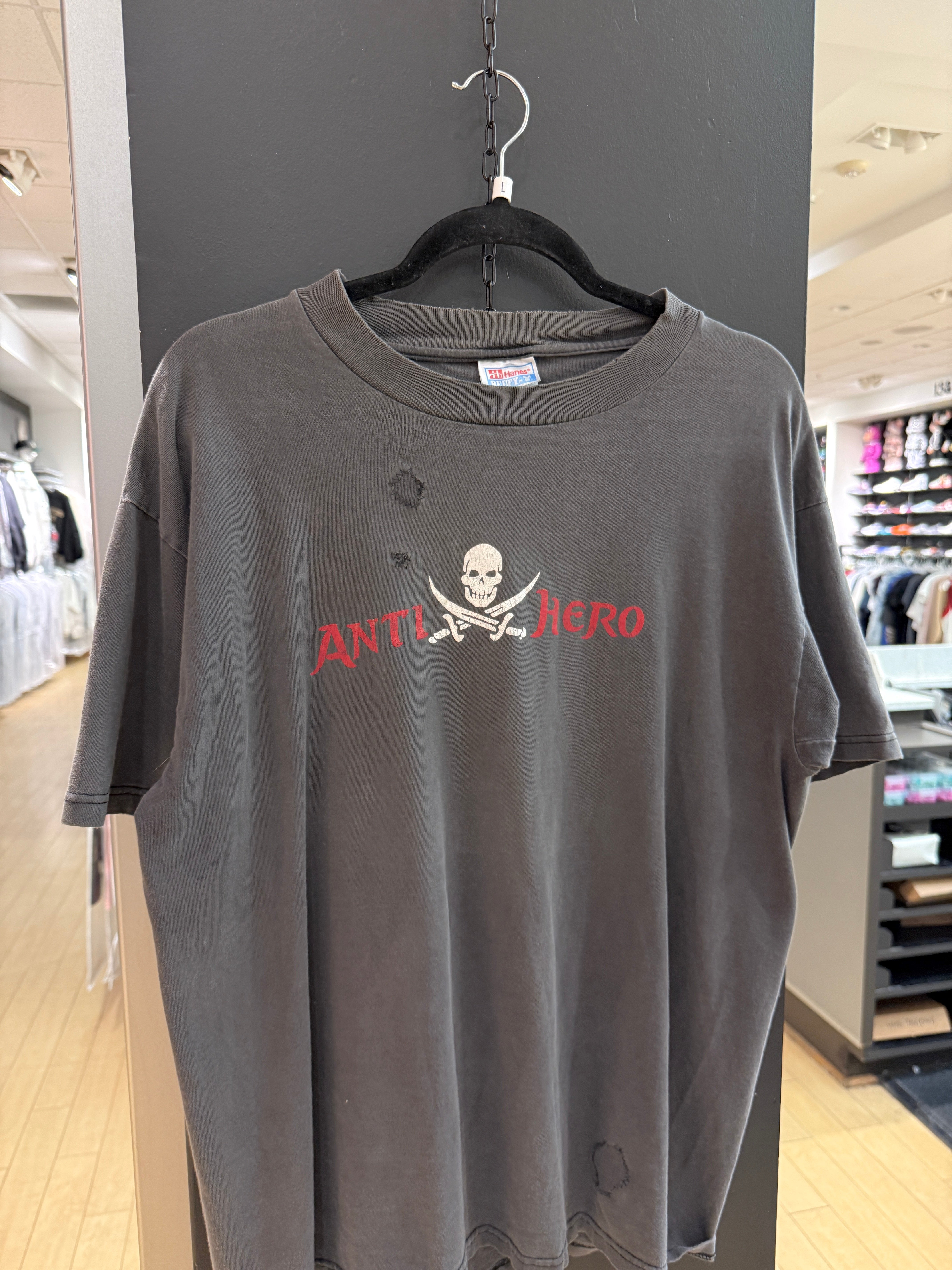90s Antihero Skateboards Pirate Tee Sz L