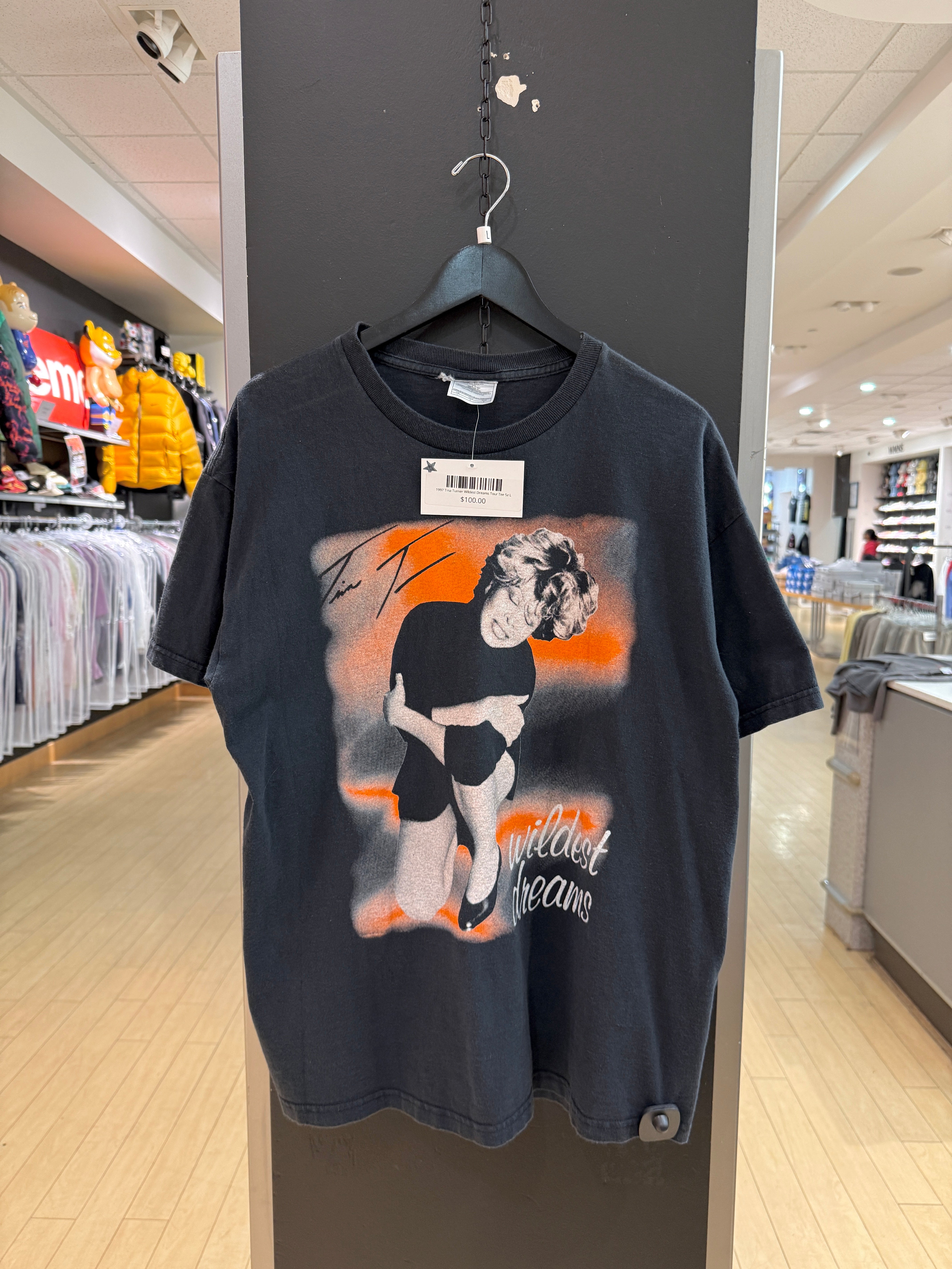 1997 Tina Turner Wildest Dreams Tour Tee Sz L