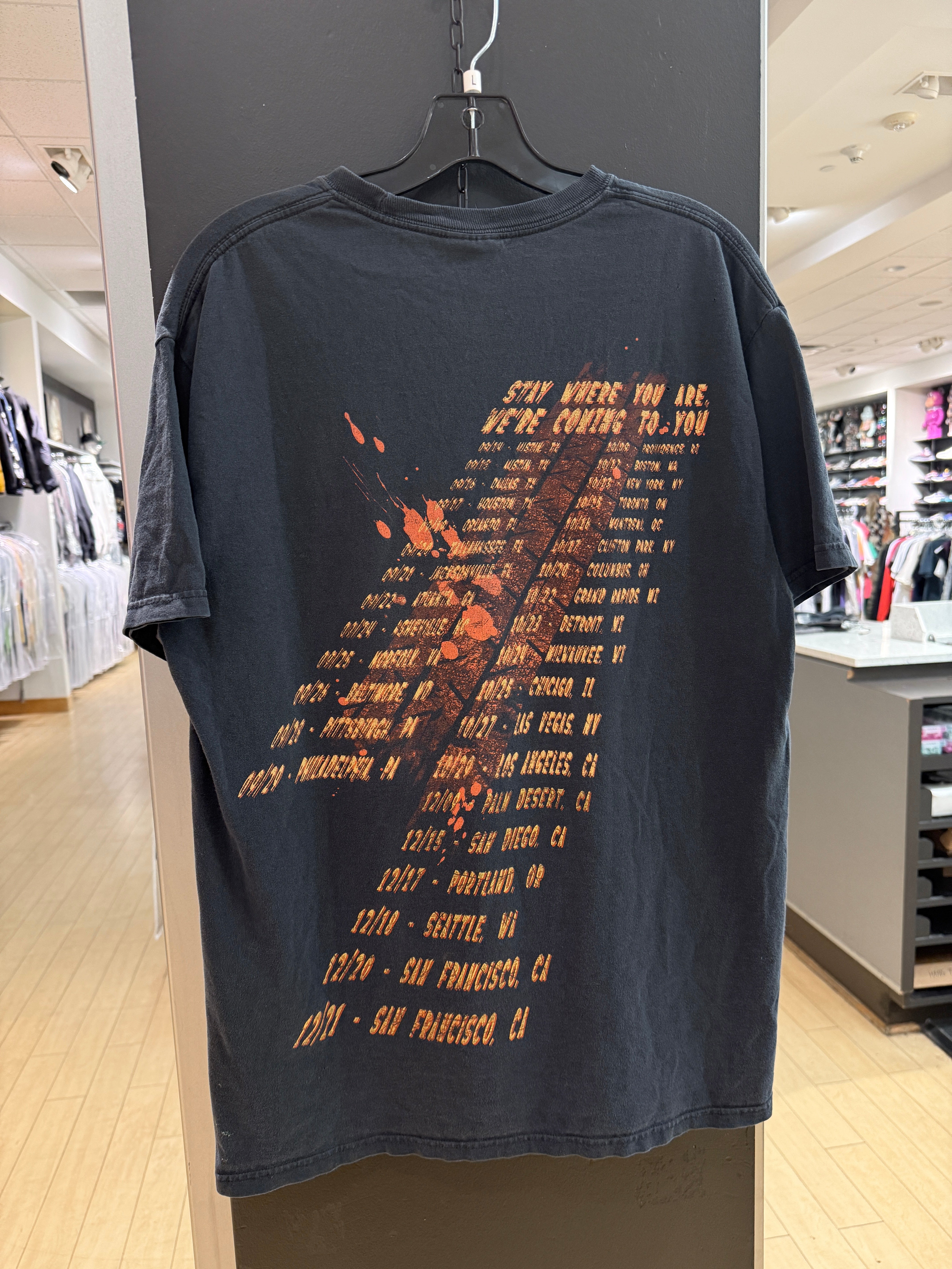 2007 Queens of the Stone Age Tour Tee Sz L
