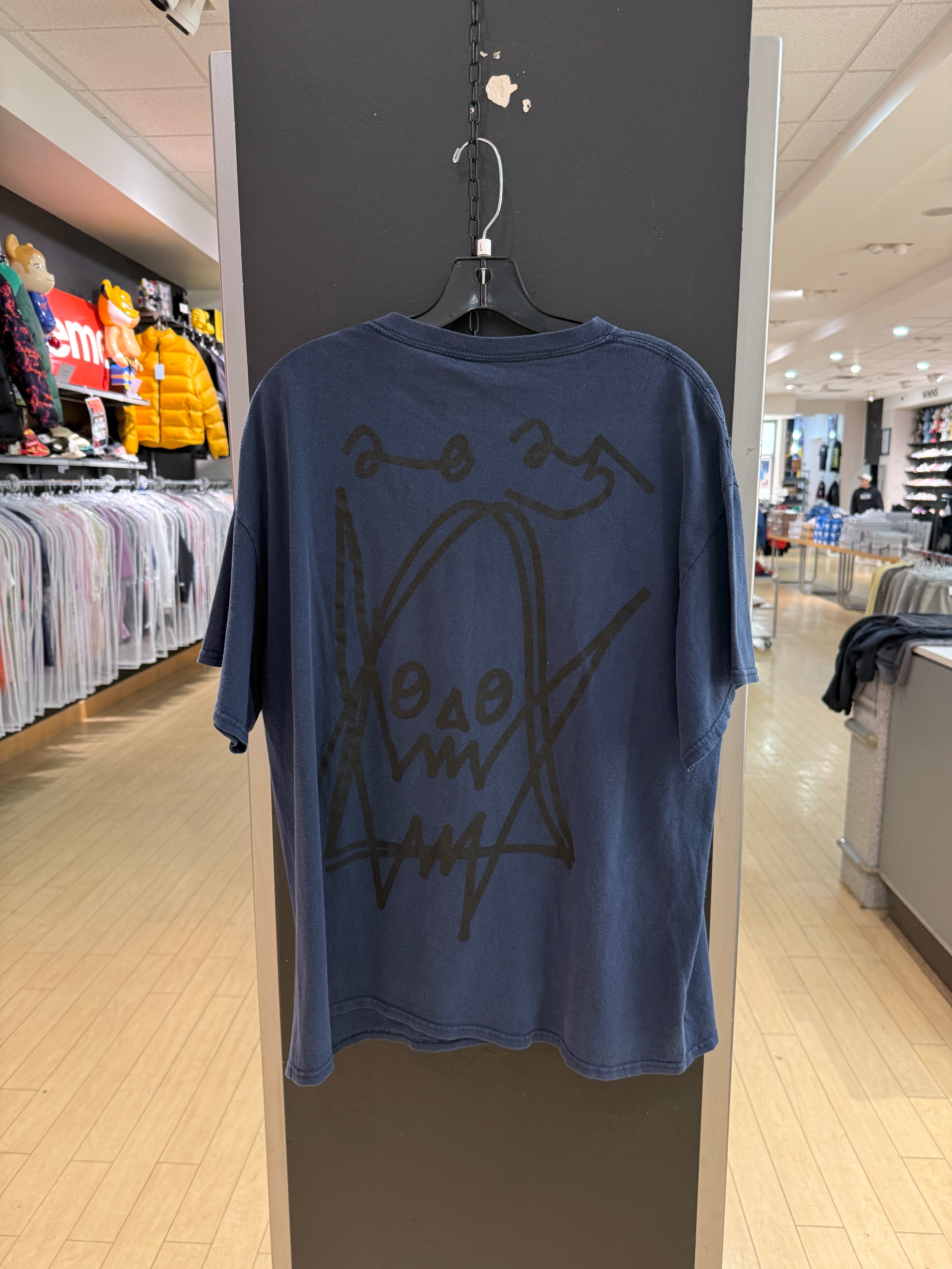 Asspizza Triple Green Box Logo Revived Tee Sz L