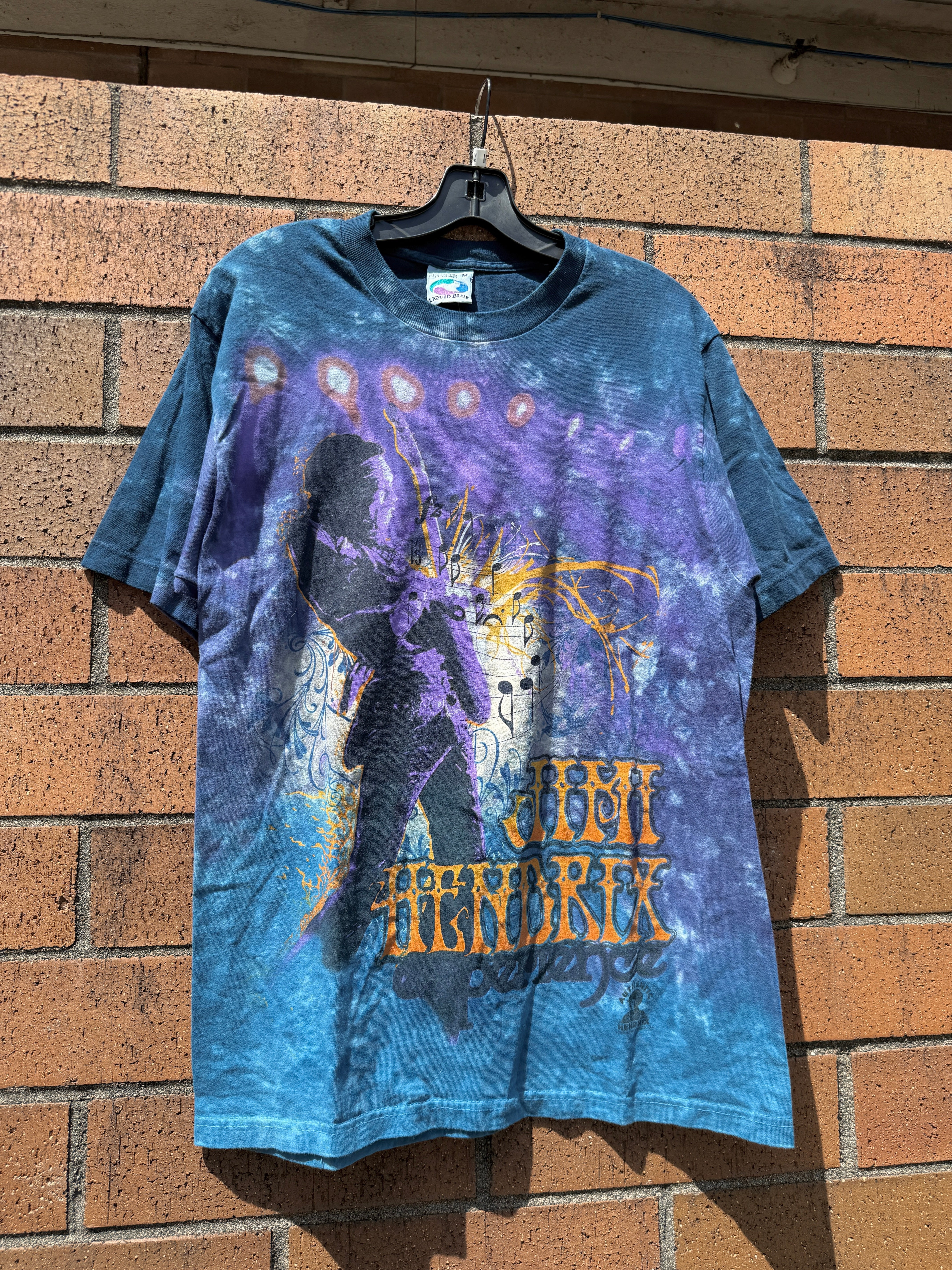 2006 Liquid Blue Jimi Hendrix Experience Tie Dye Tee Size M