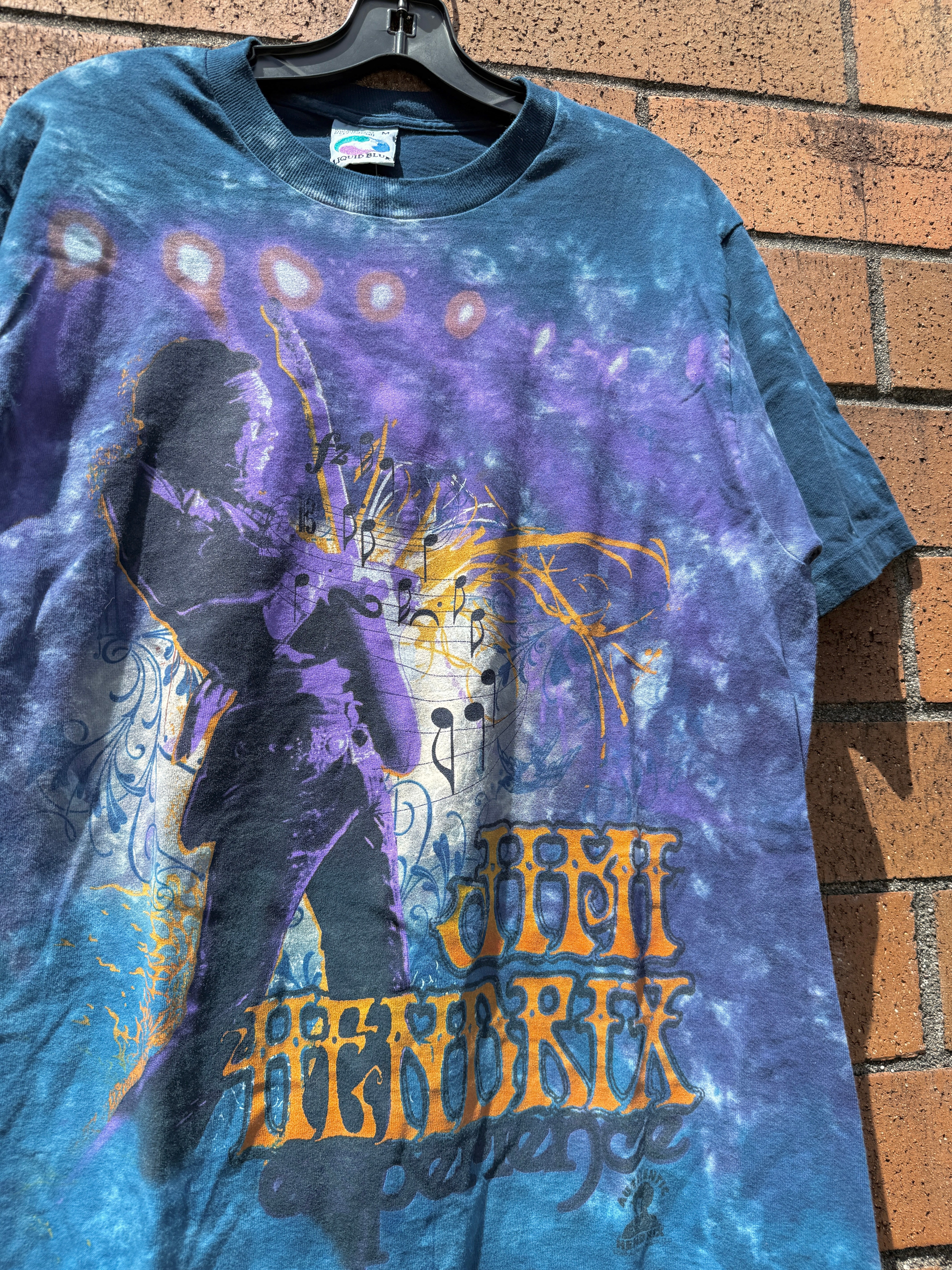 2006 Liquid Blue Jimi Hendrix Experience Tie Dye Tee Size M