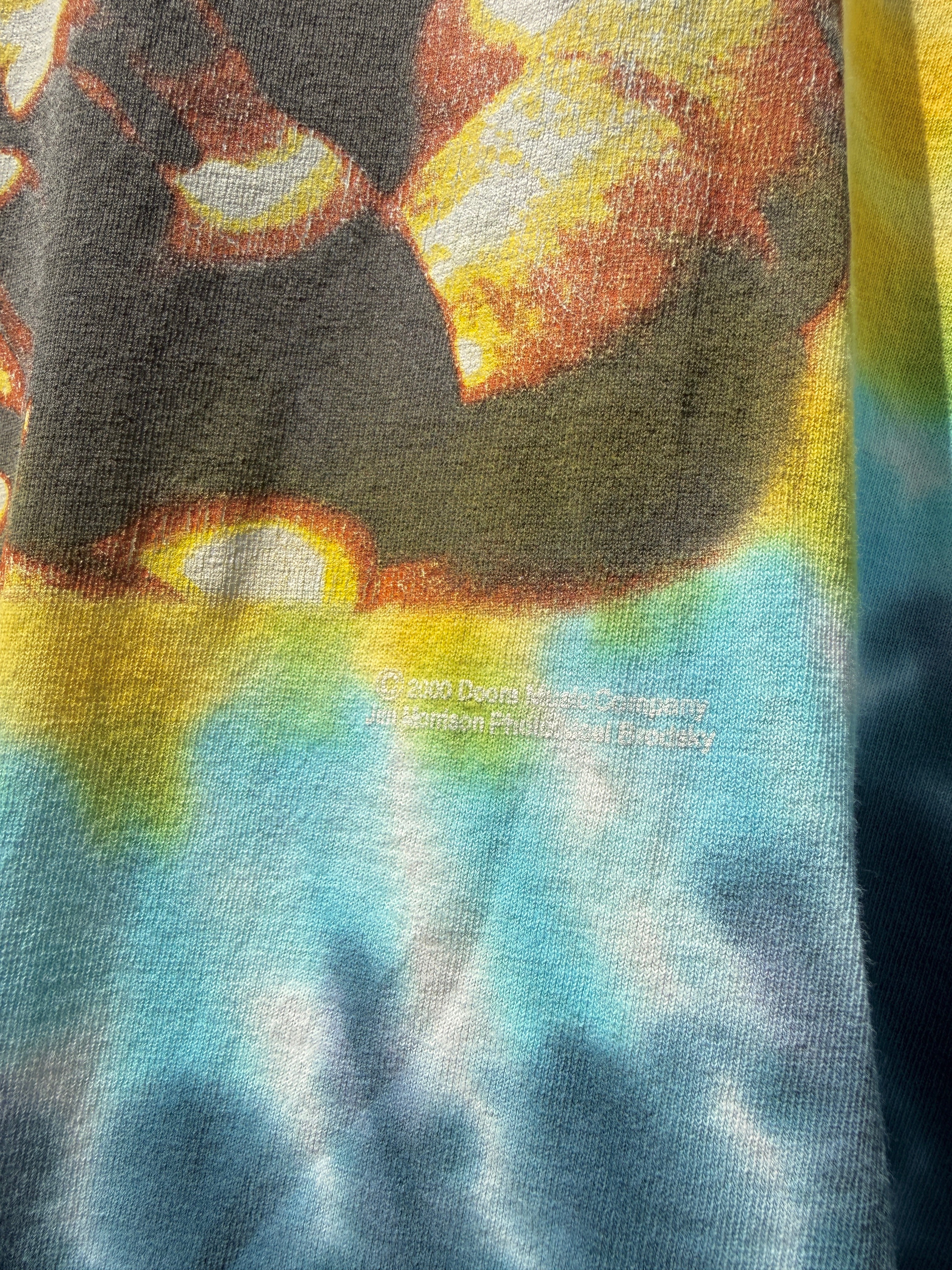 2000 The Doors Waiting for the Sun Tie Dye Tee Size L