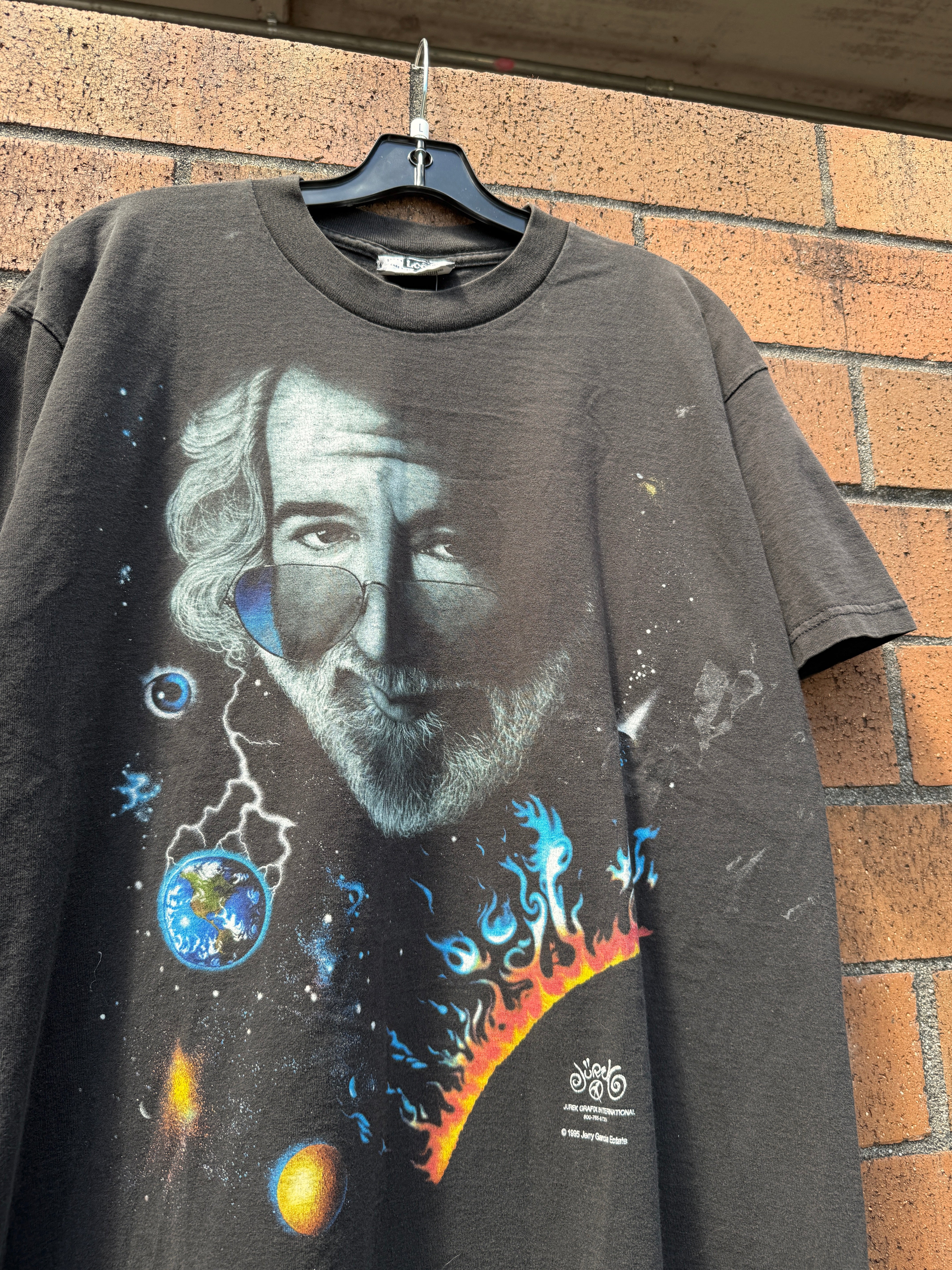 1995 Jerry Garcia Grateful Dead Jurek Grafix Tee Size L