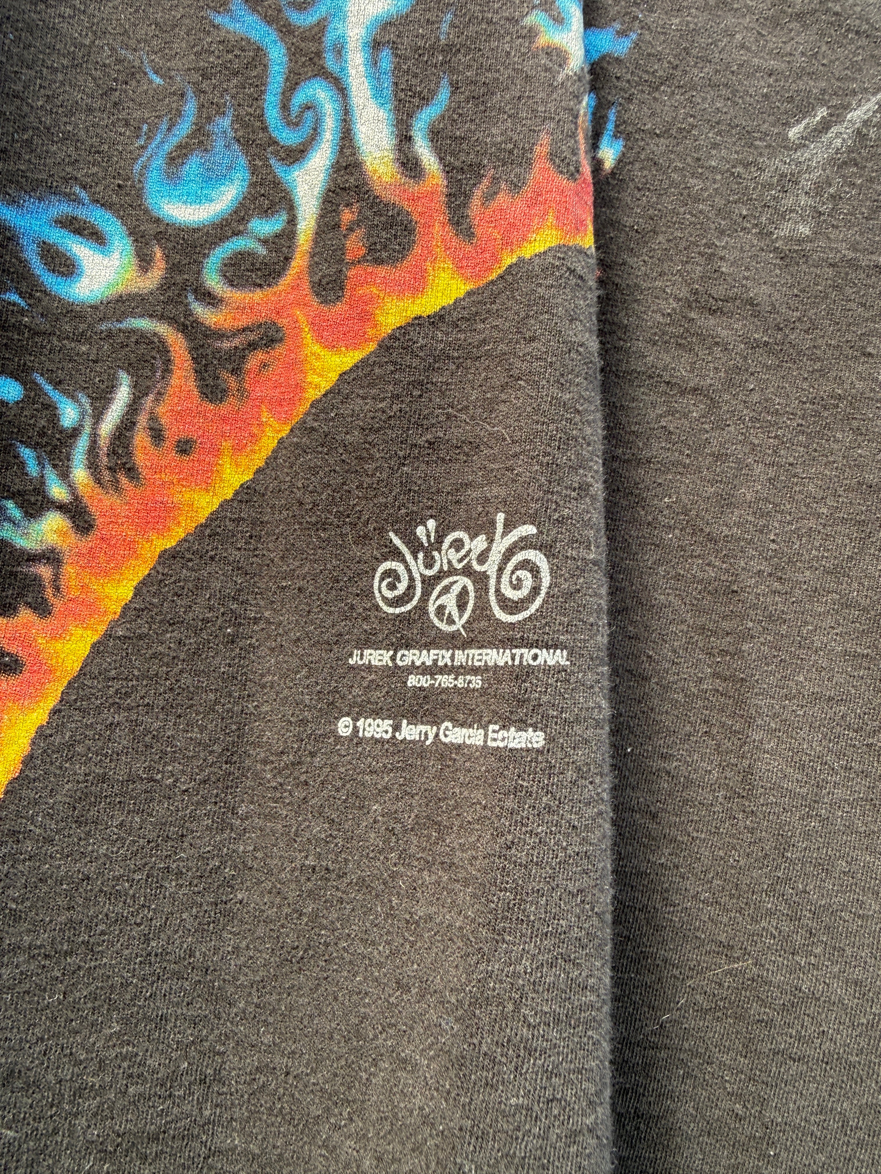 1995 Jerry Garcia Grateful Dead Jurek Grafix Tee Size L