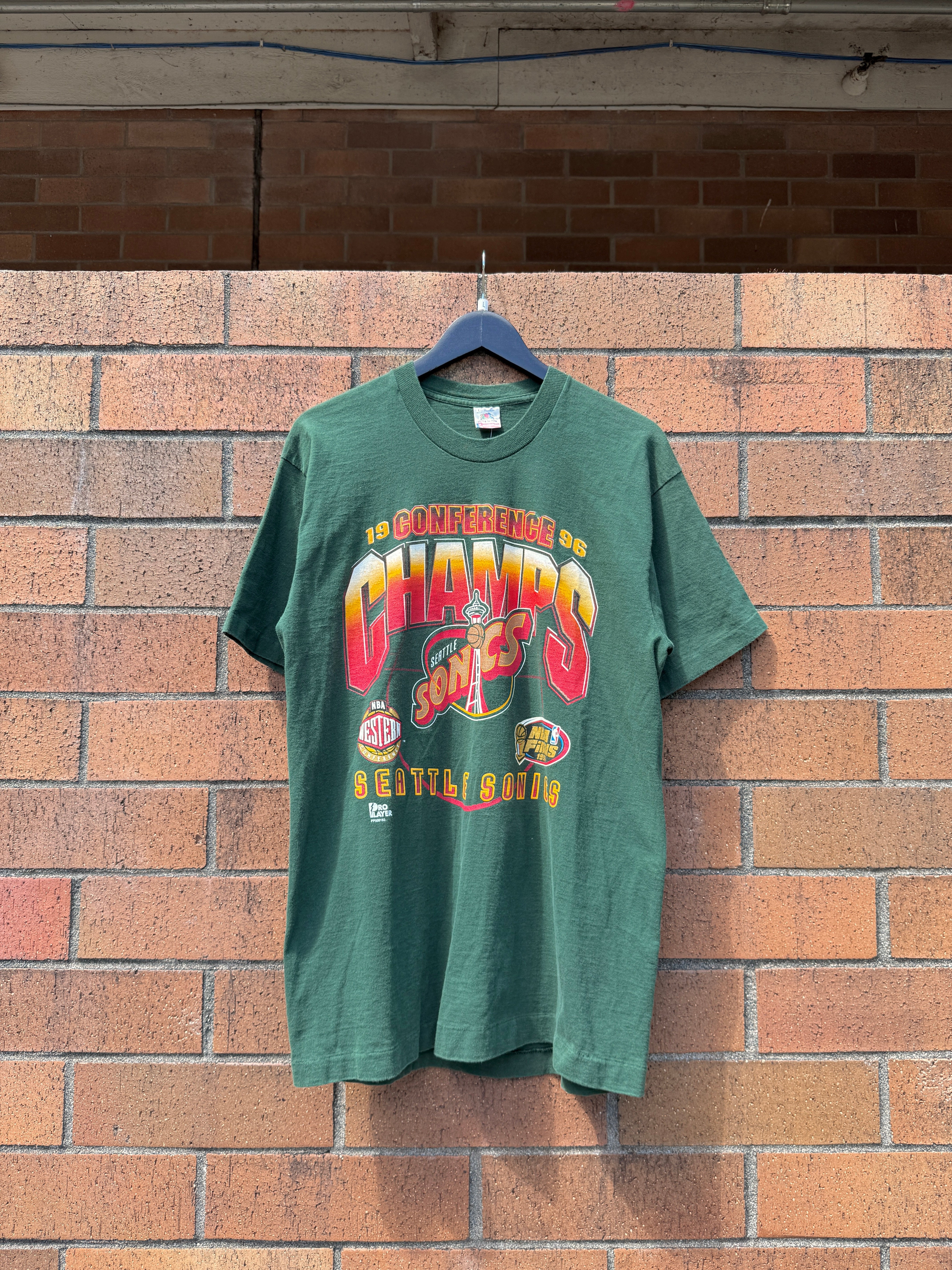 1996 Seattle Sonics NBA Finals Tee Size L
