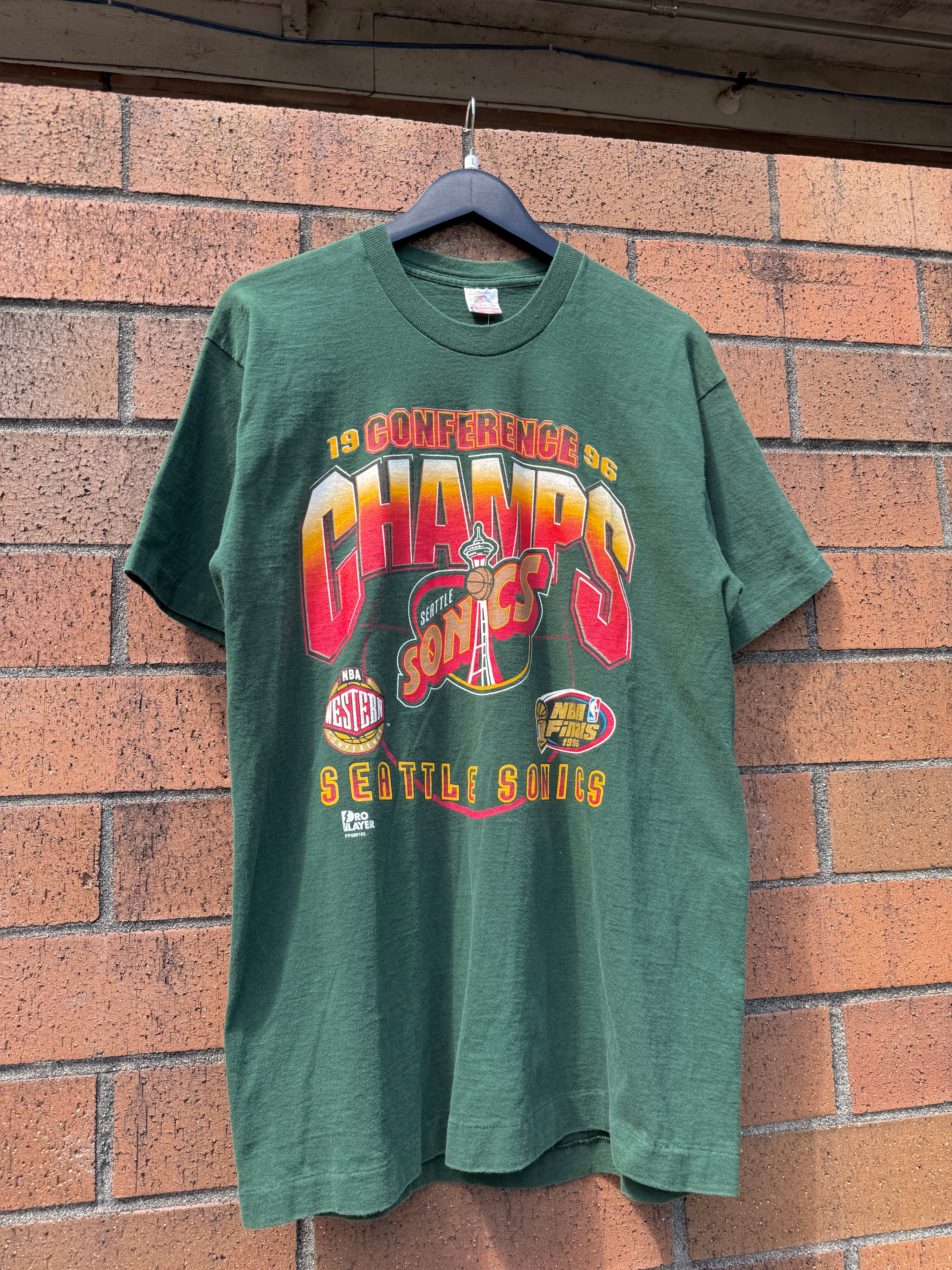 1996 Seattle Sonics NBA Finals Tee Size L