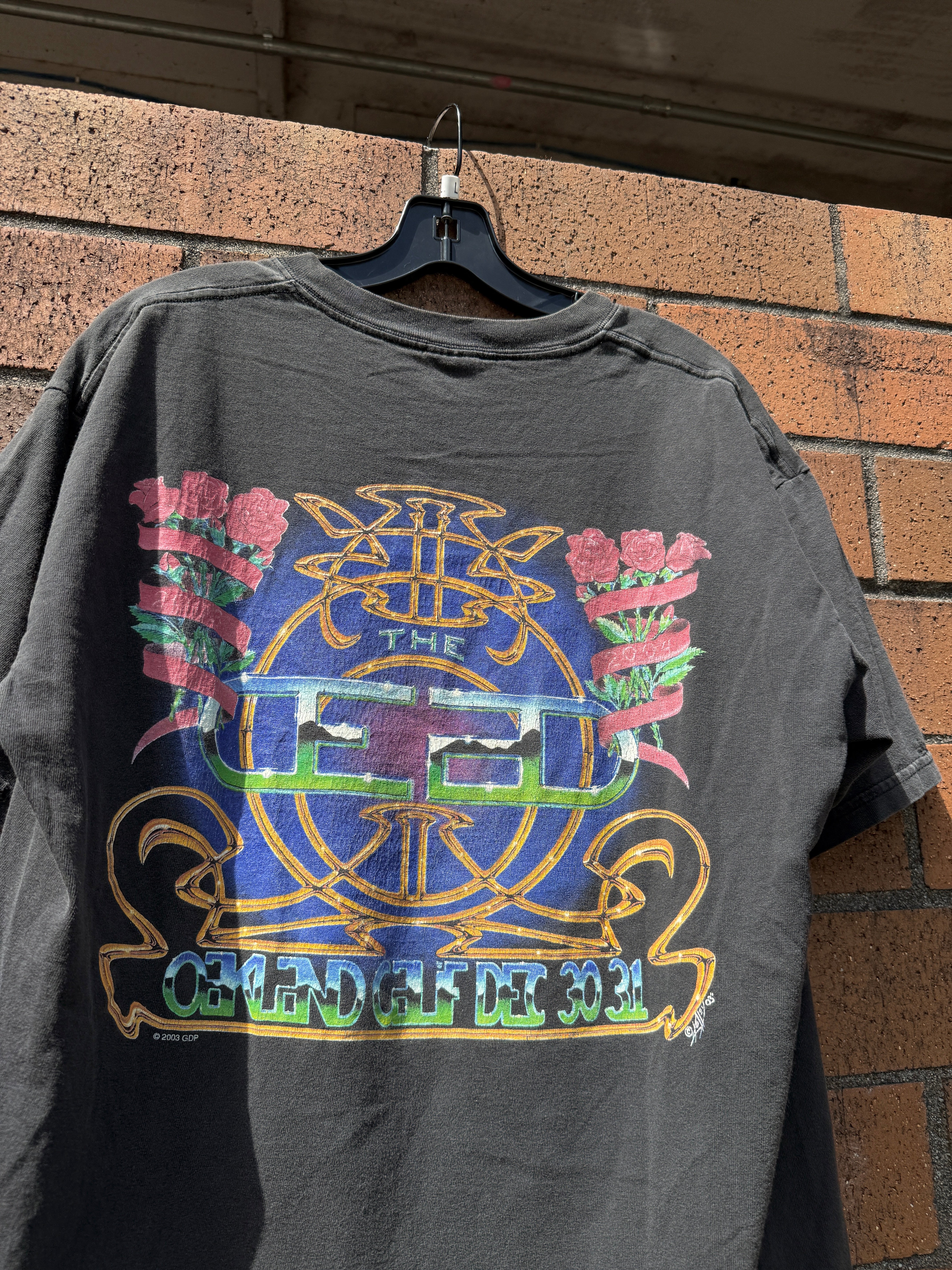 2003 Grateful Dead Oakland Concert Tee Size L