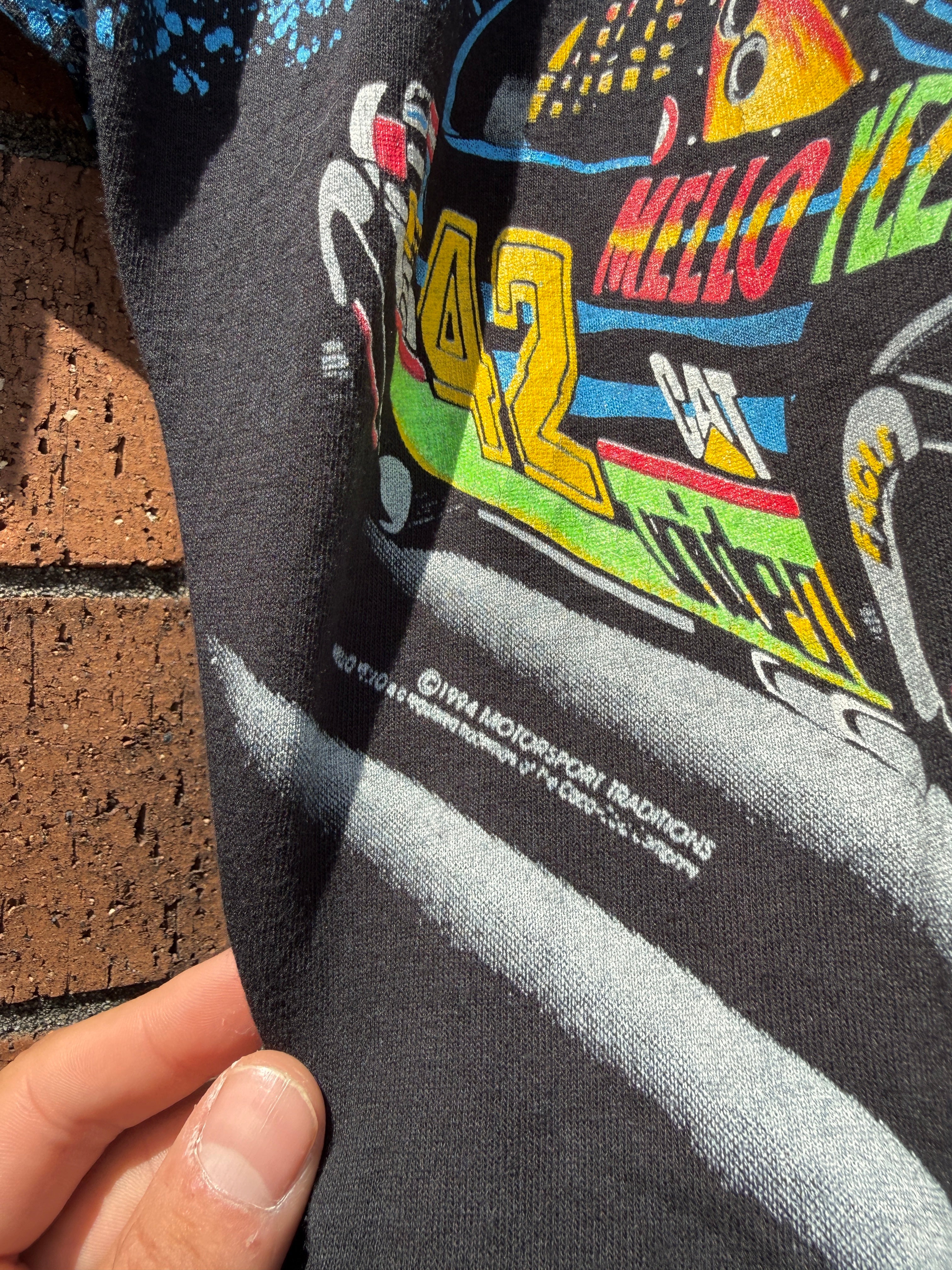 1994 Kyle Petty Mello Yello Nascar AOP Tee Size L