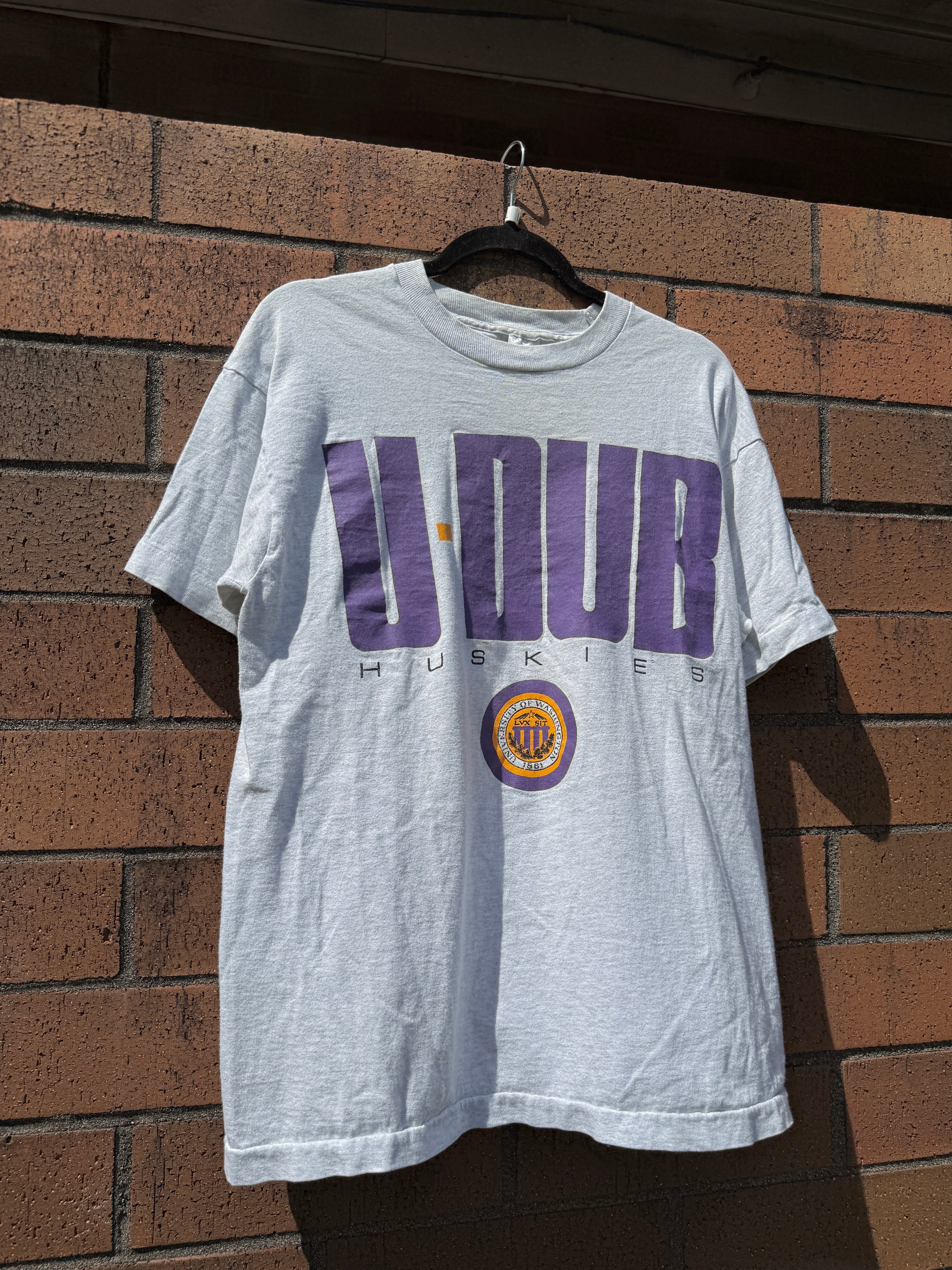 90s U-Dub Huskies Tee Size L