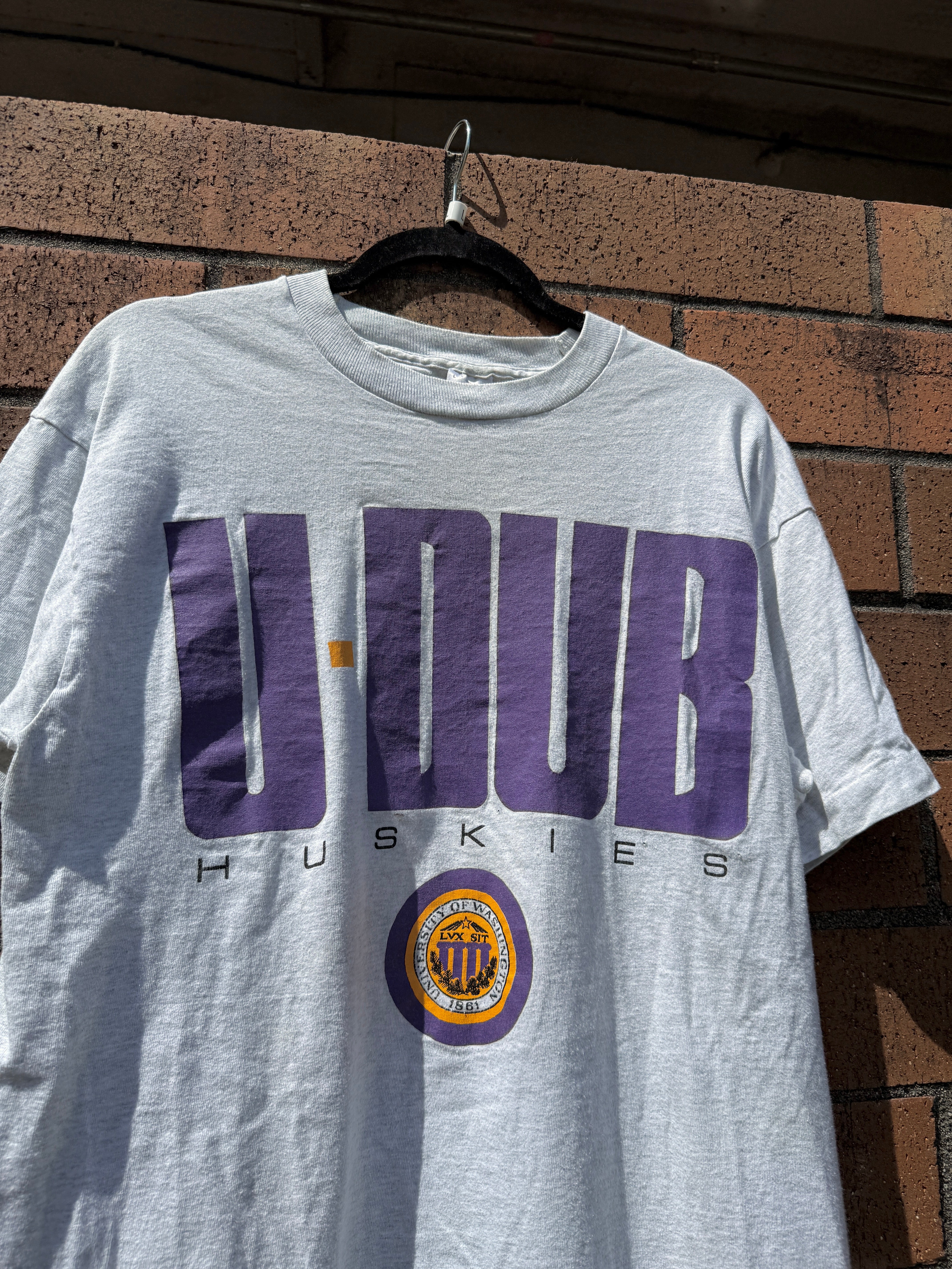 90s U-Dub Huskies Tee Size L