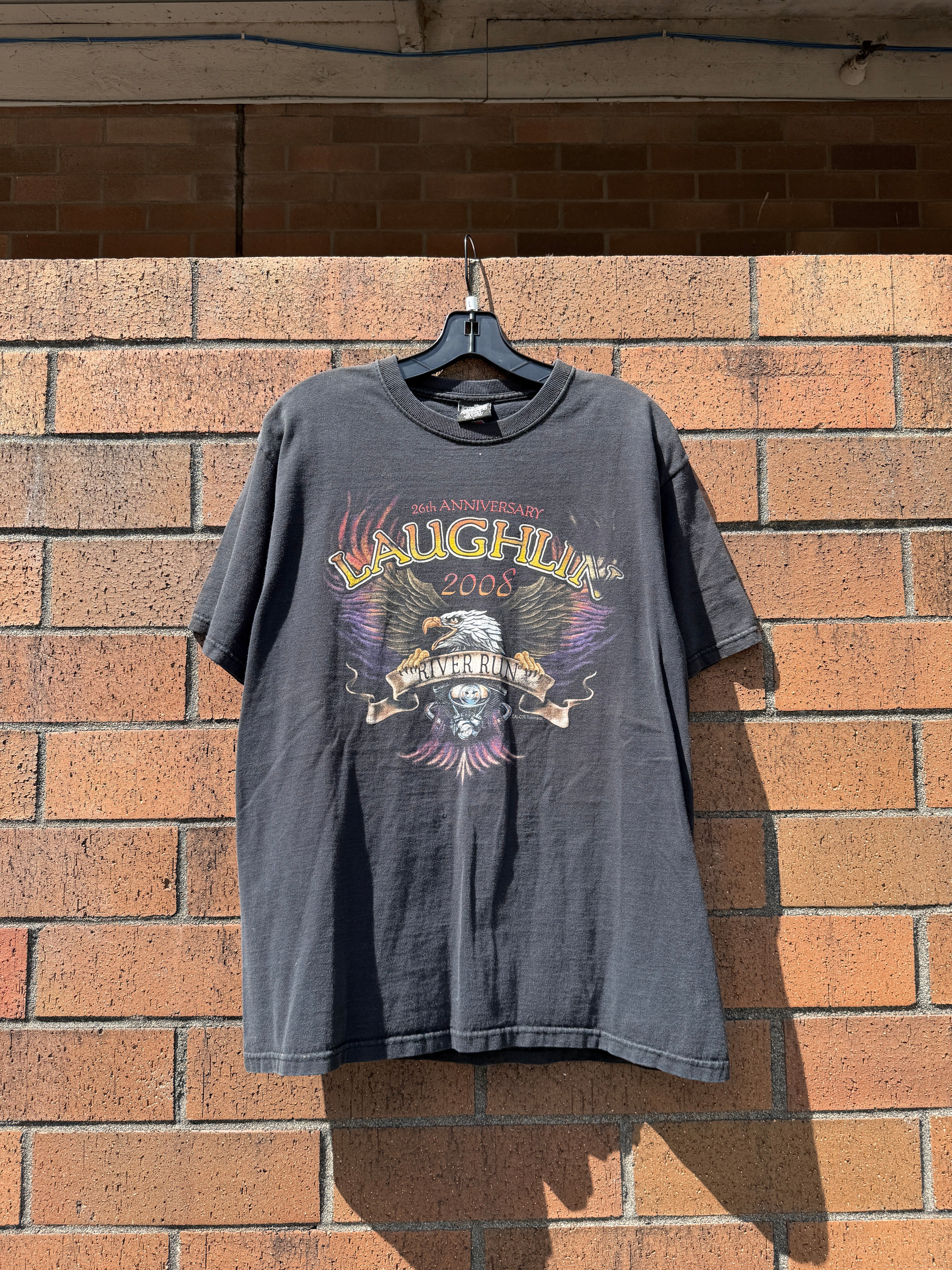 2008 Laughlin River Run Biker Tee Size L