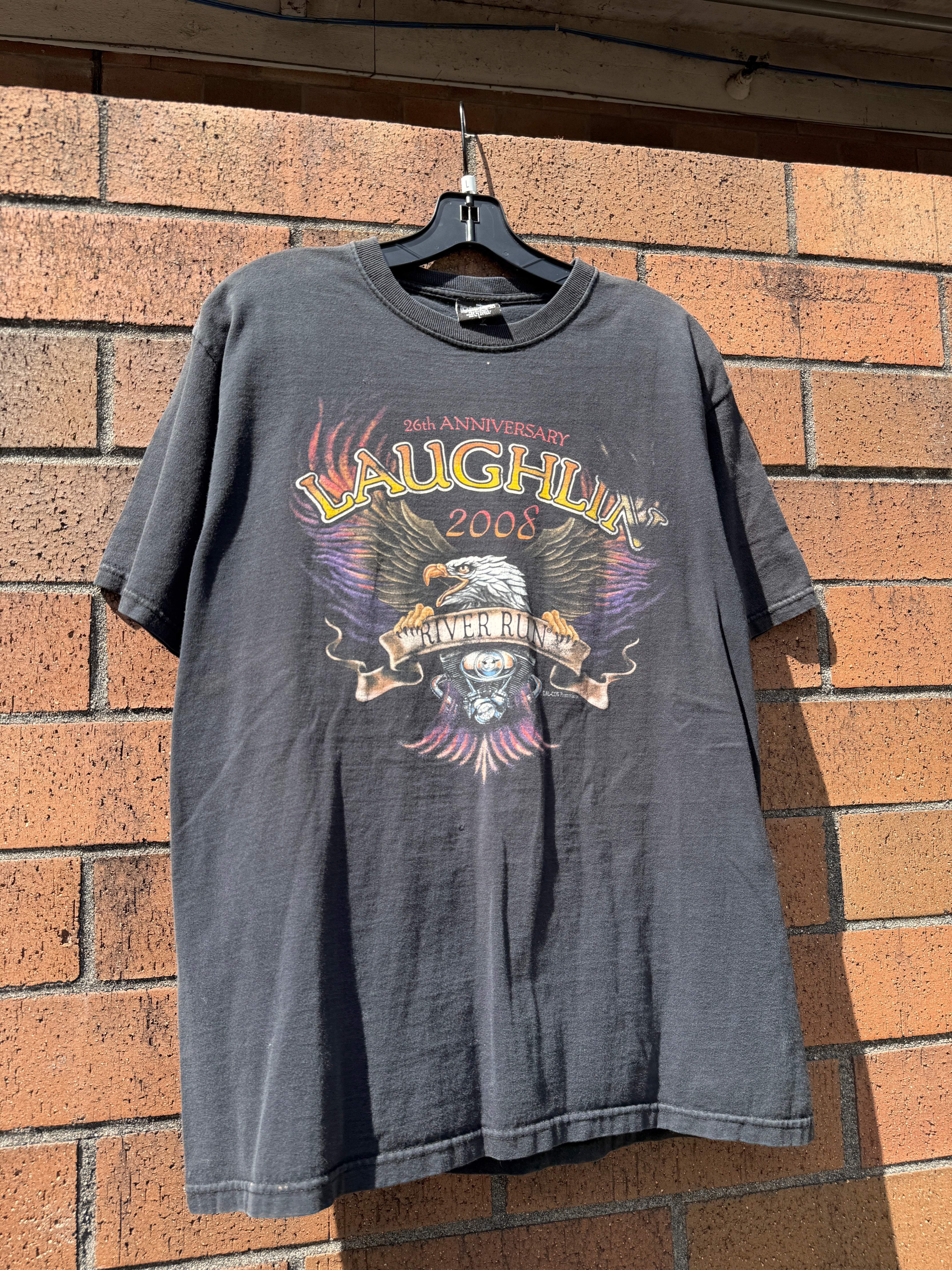 2008 Laughlin River Run Biker Tee Size L