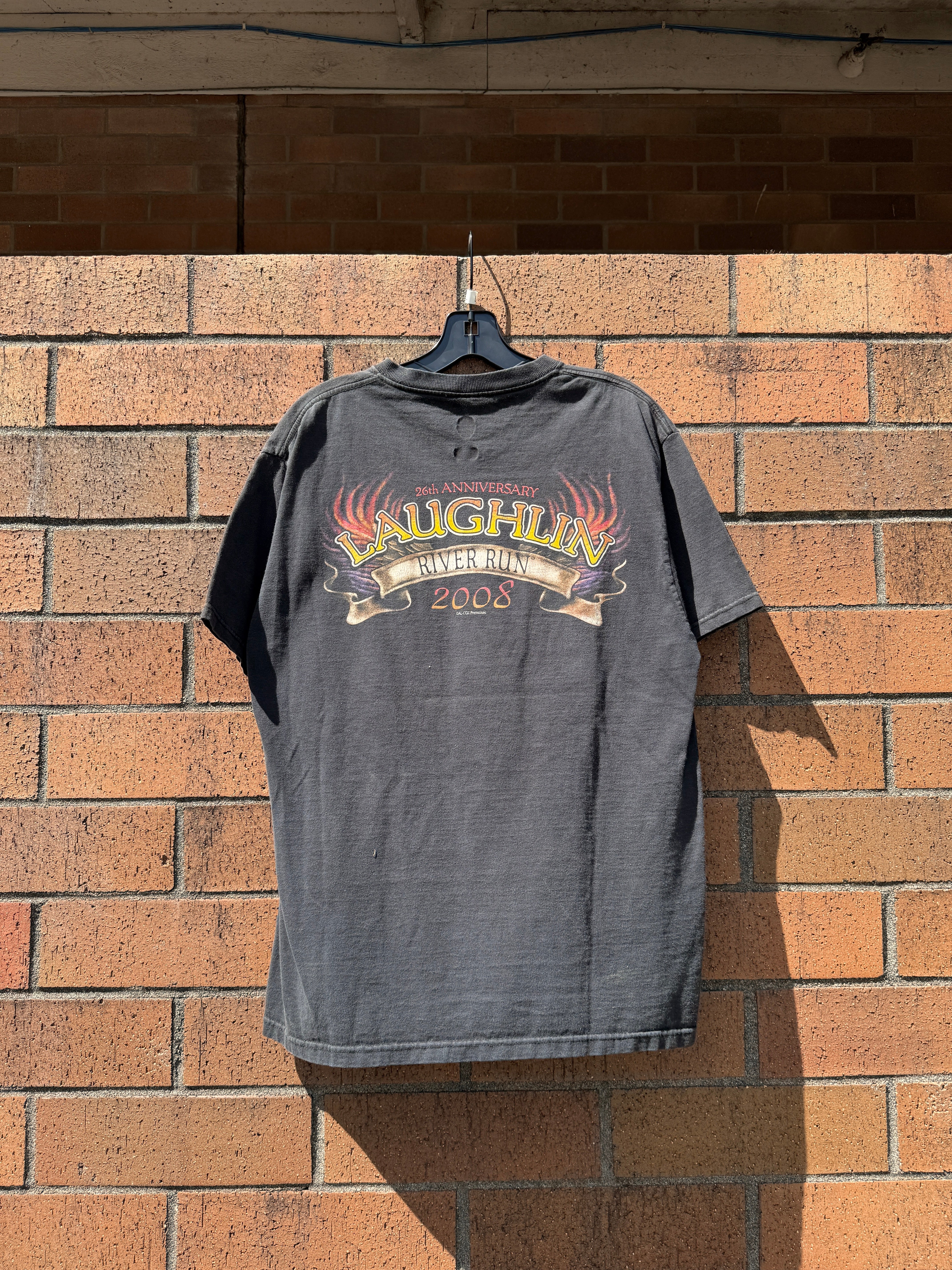 2008 Laughlin River Run Biker Tee Size L
