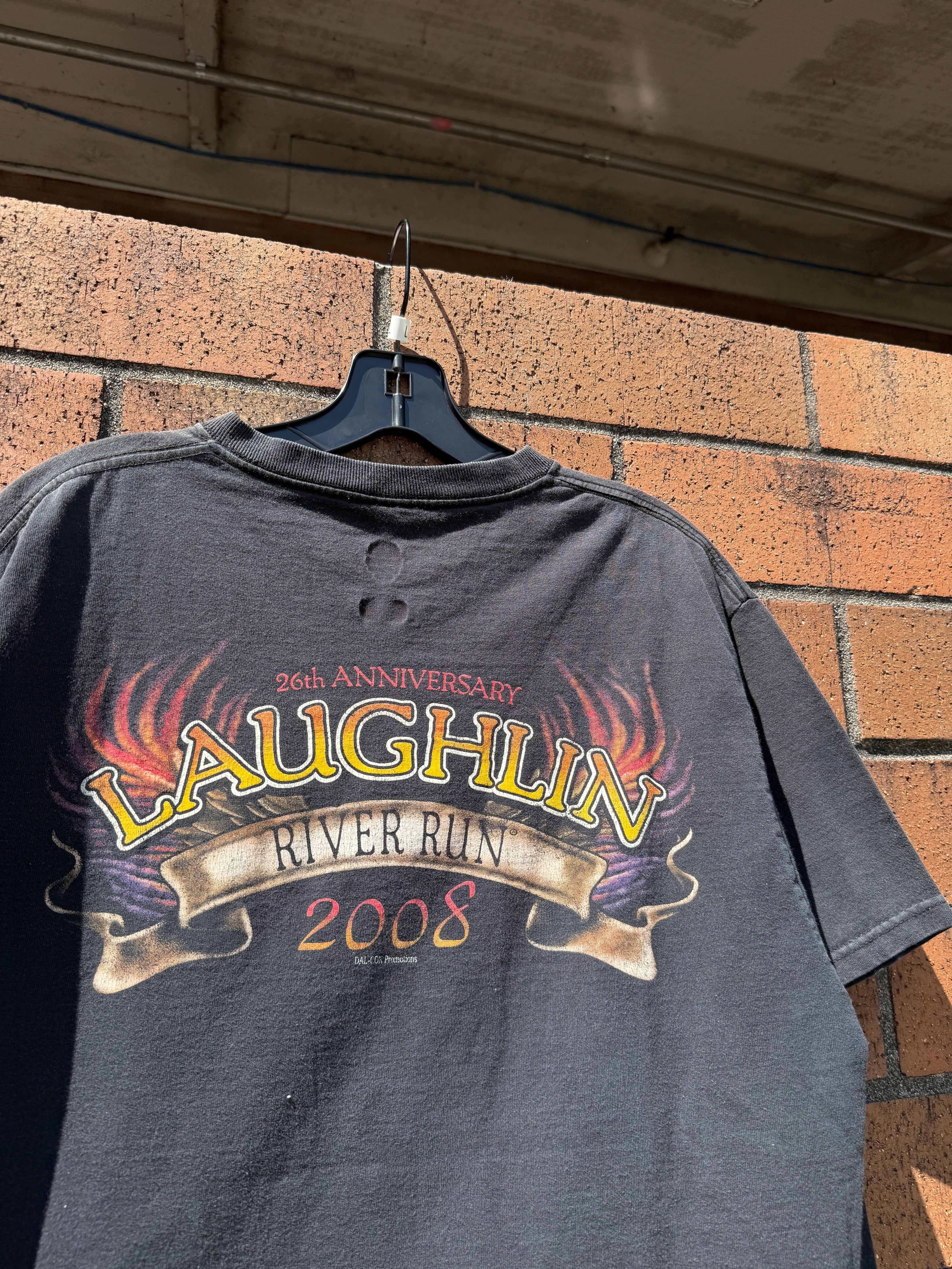 2008 Laughlin River Run Biker Tee Size L