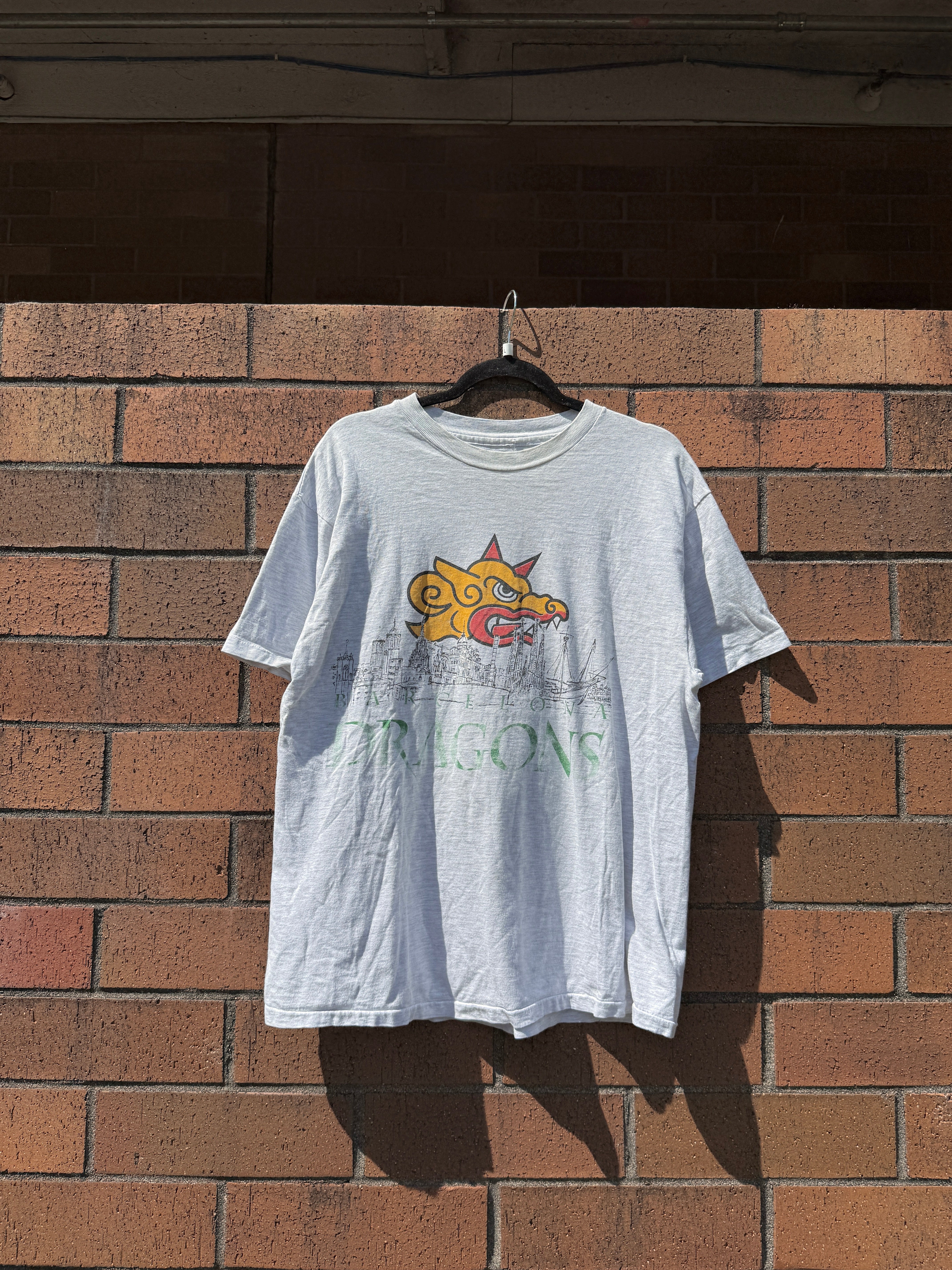 90s Barcelona Dragons NFL Europe Tee Size L