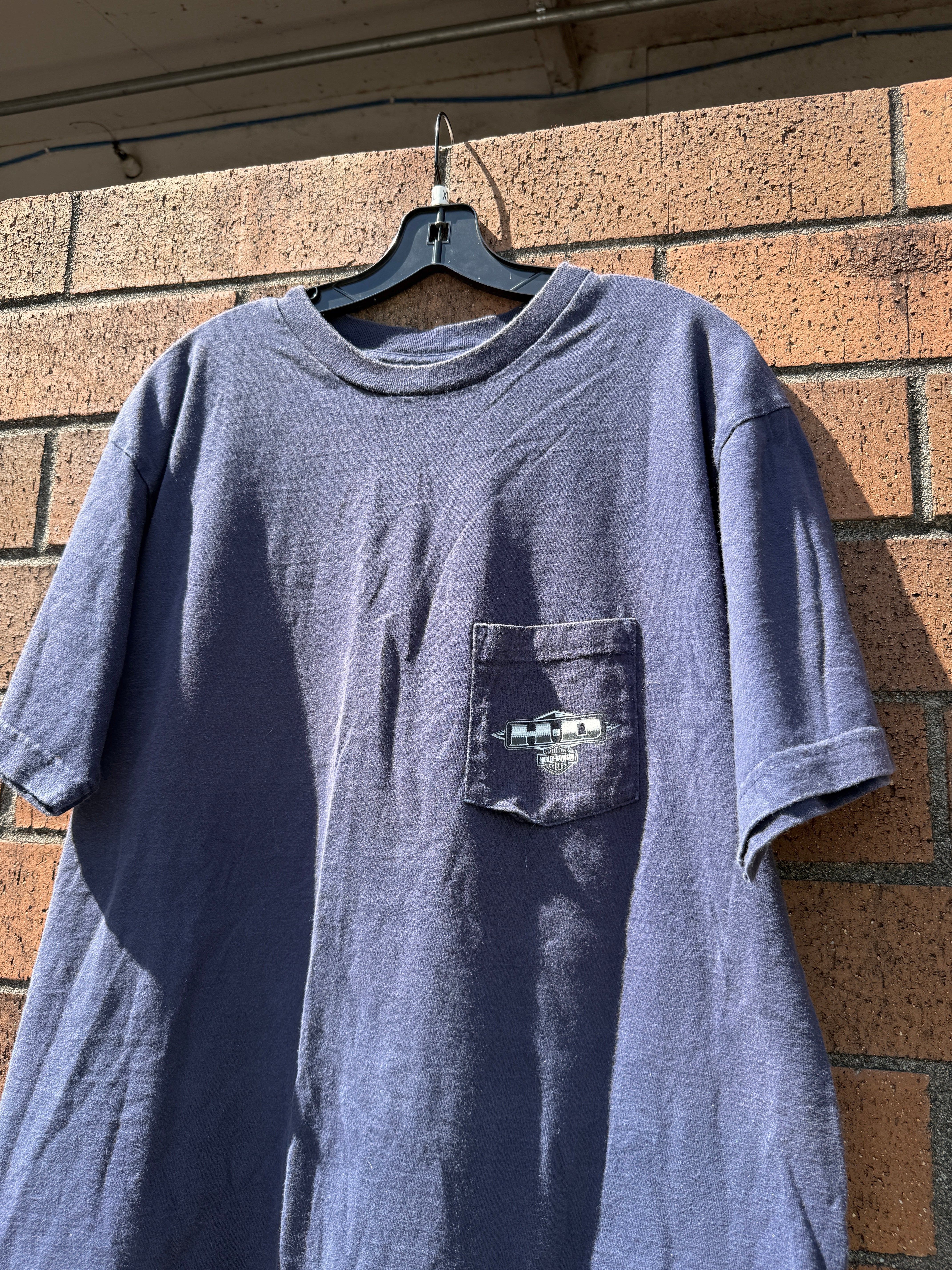 2000 Harley Davidson Snake Idaho Pocket Tee Size XL