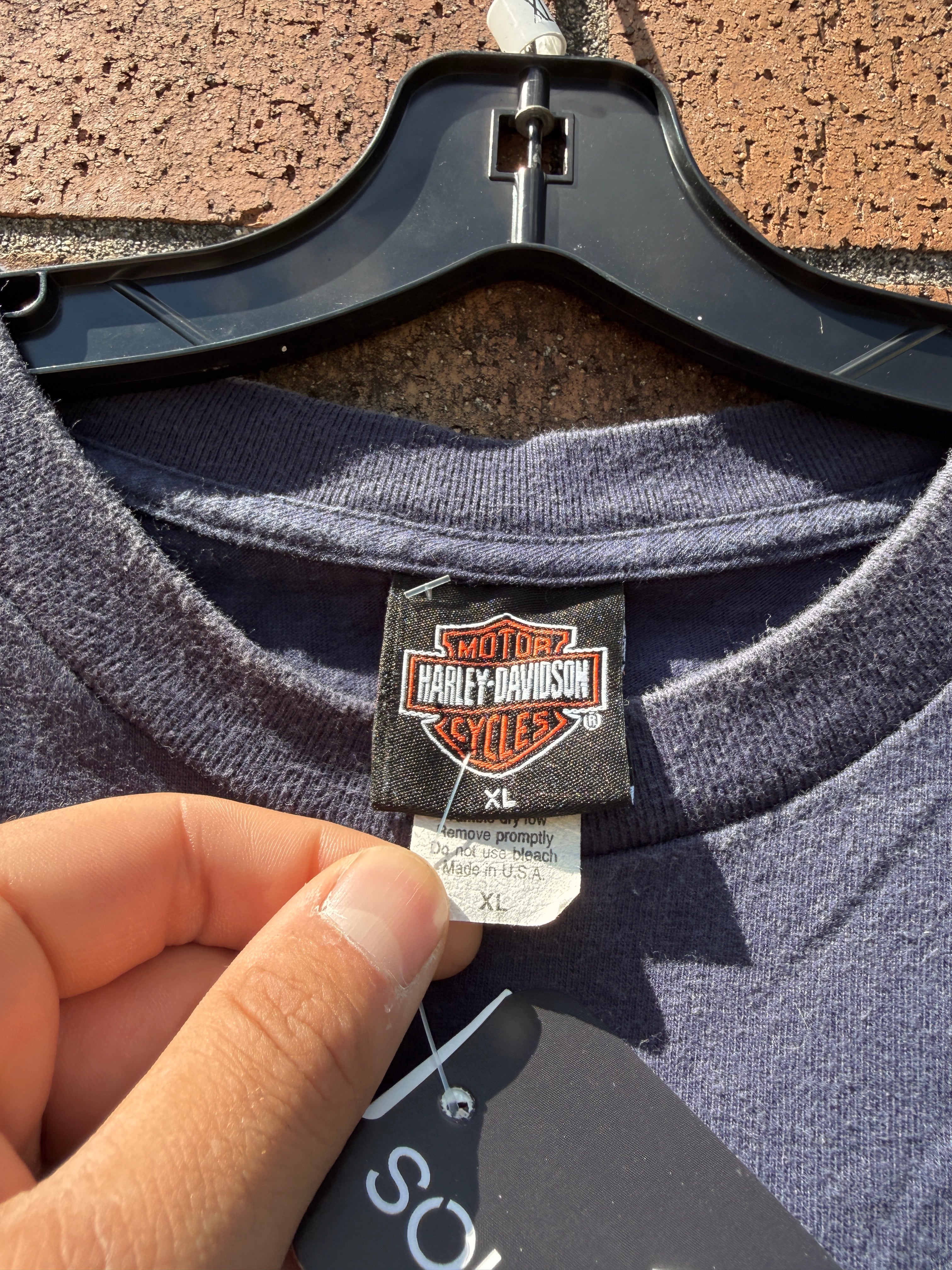 2000 Harley Davidson Snake Idaho Pocket Tee Size XL