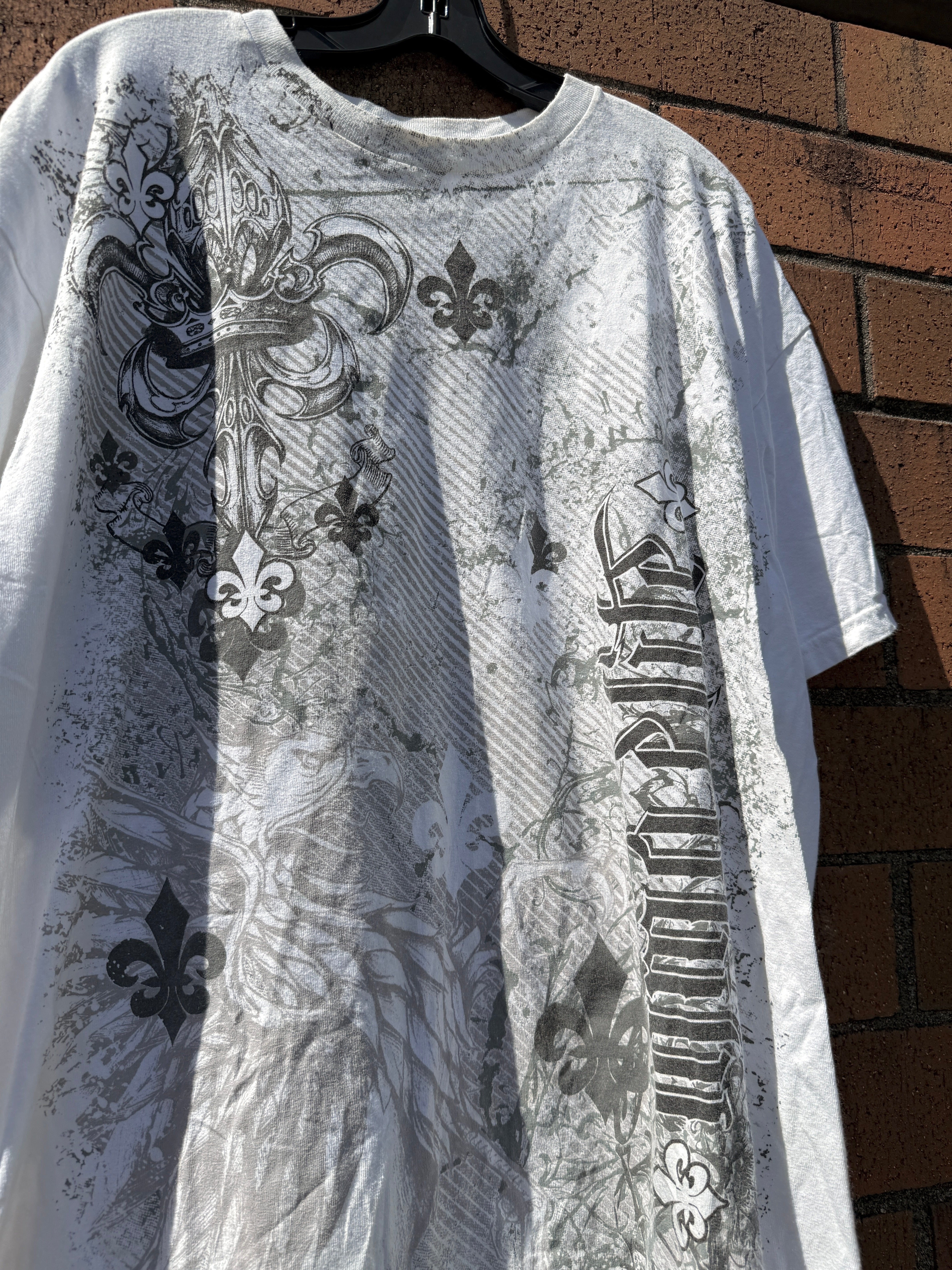 Y2K MMA Elite Fleur De Lis Tee Size XL