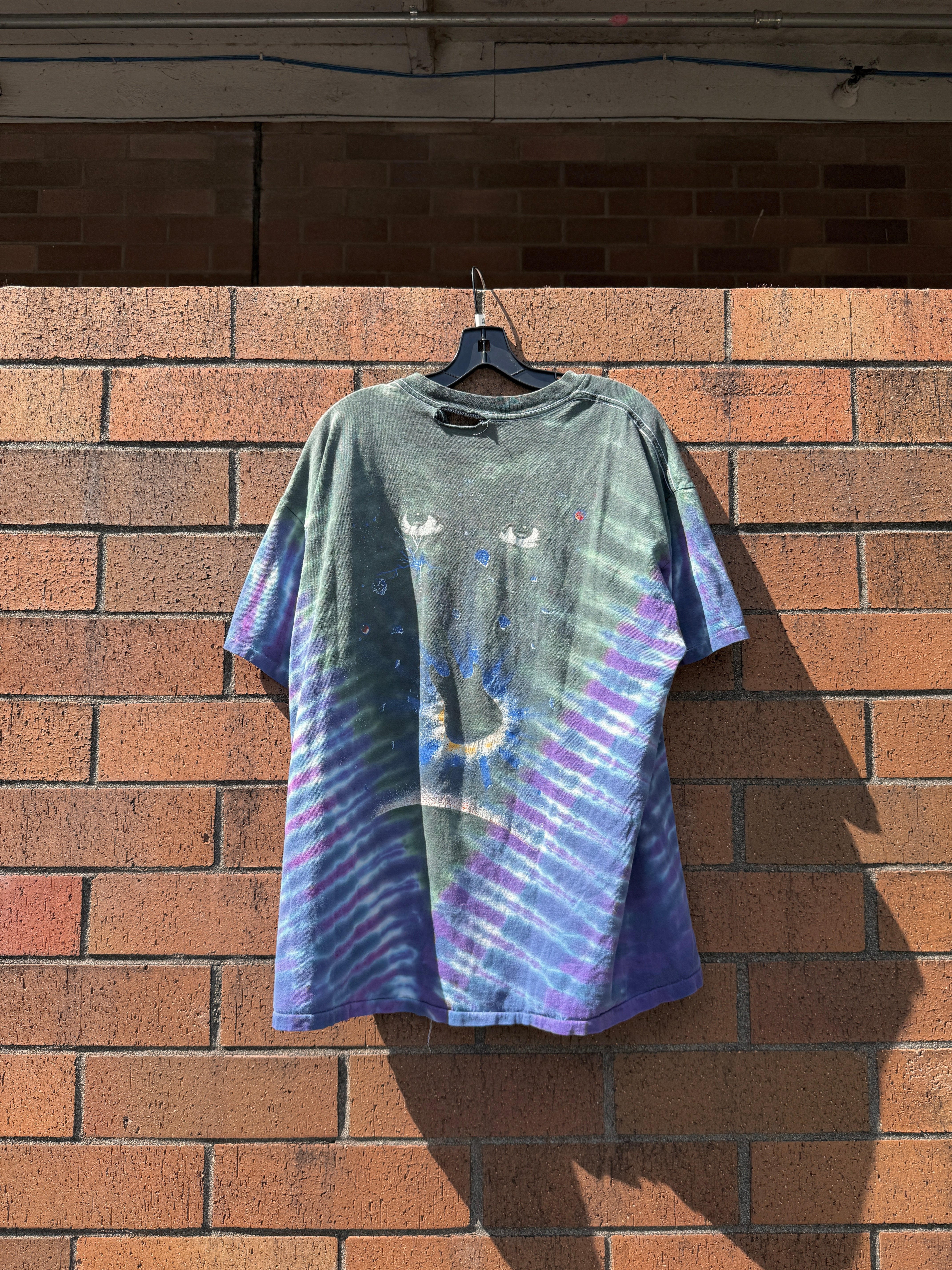 90s Jimi Hendrix Not Fade Away Tie Dye Tee Size XL