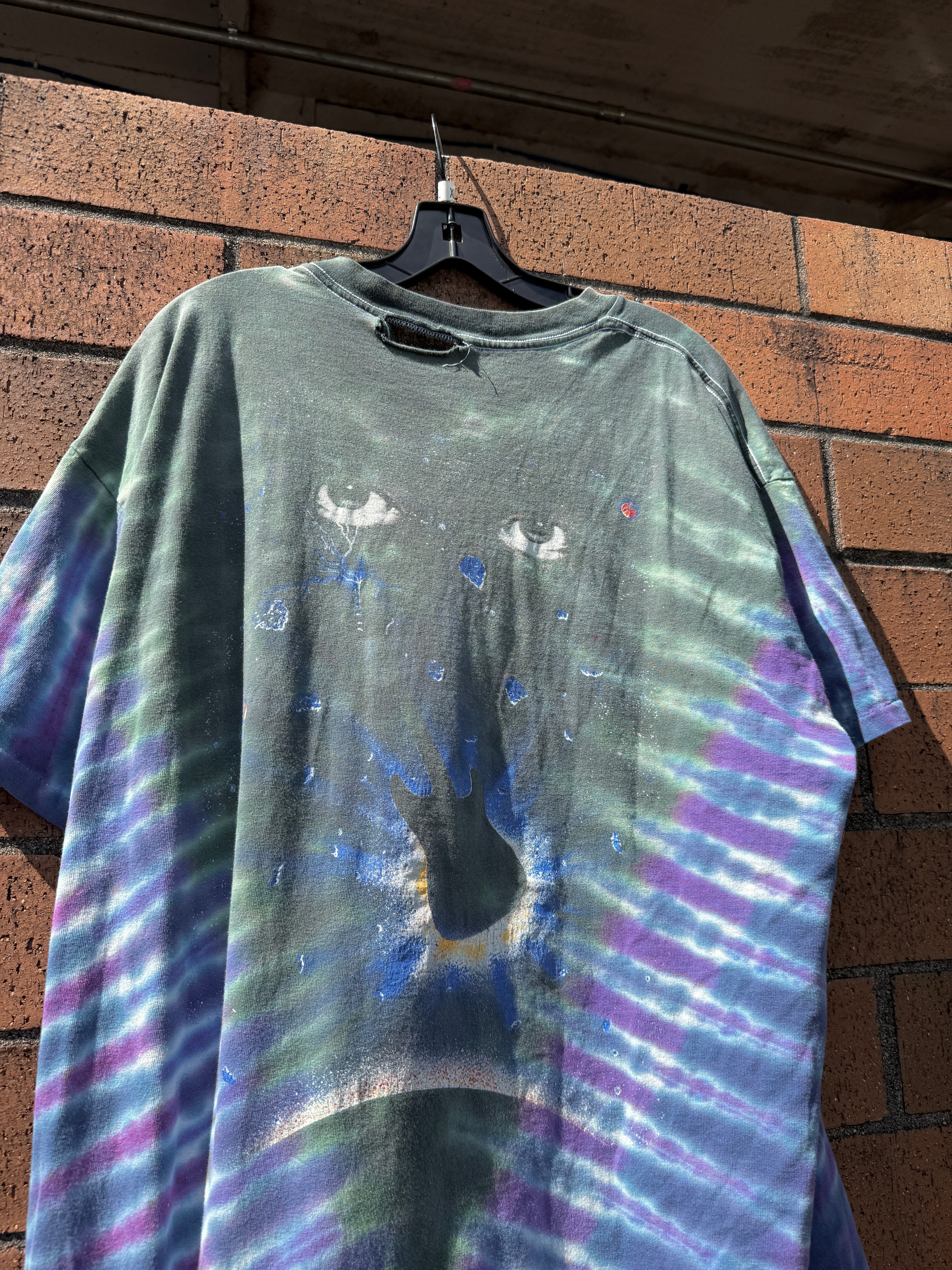 90s Jimi Hendrix Not Fade Away Tie Dye Tee Size XL