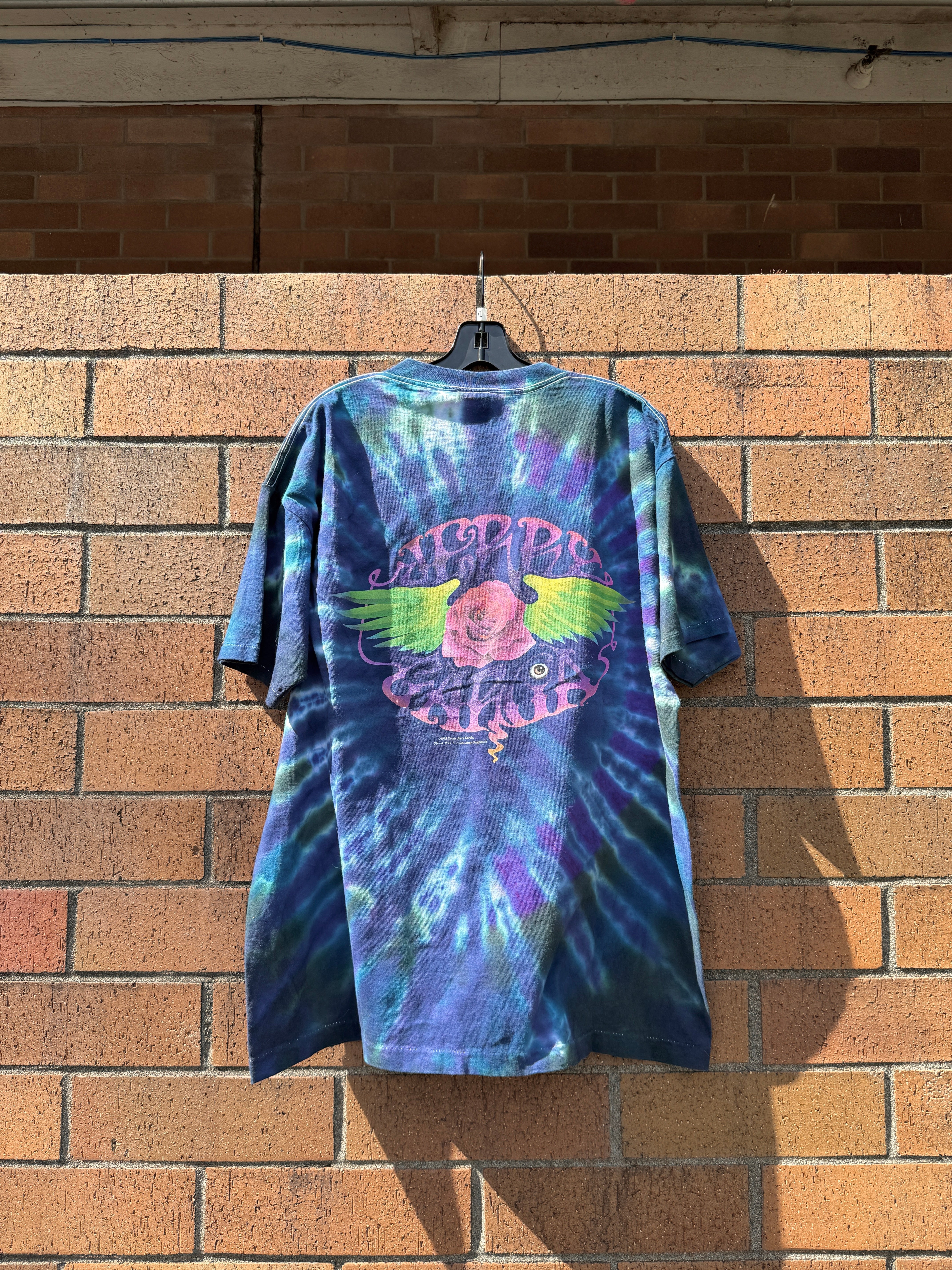 1995 Jerry Garcia Grateful Dead NFA Tie Dye Tee Size XL