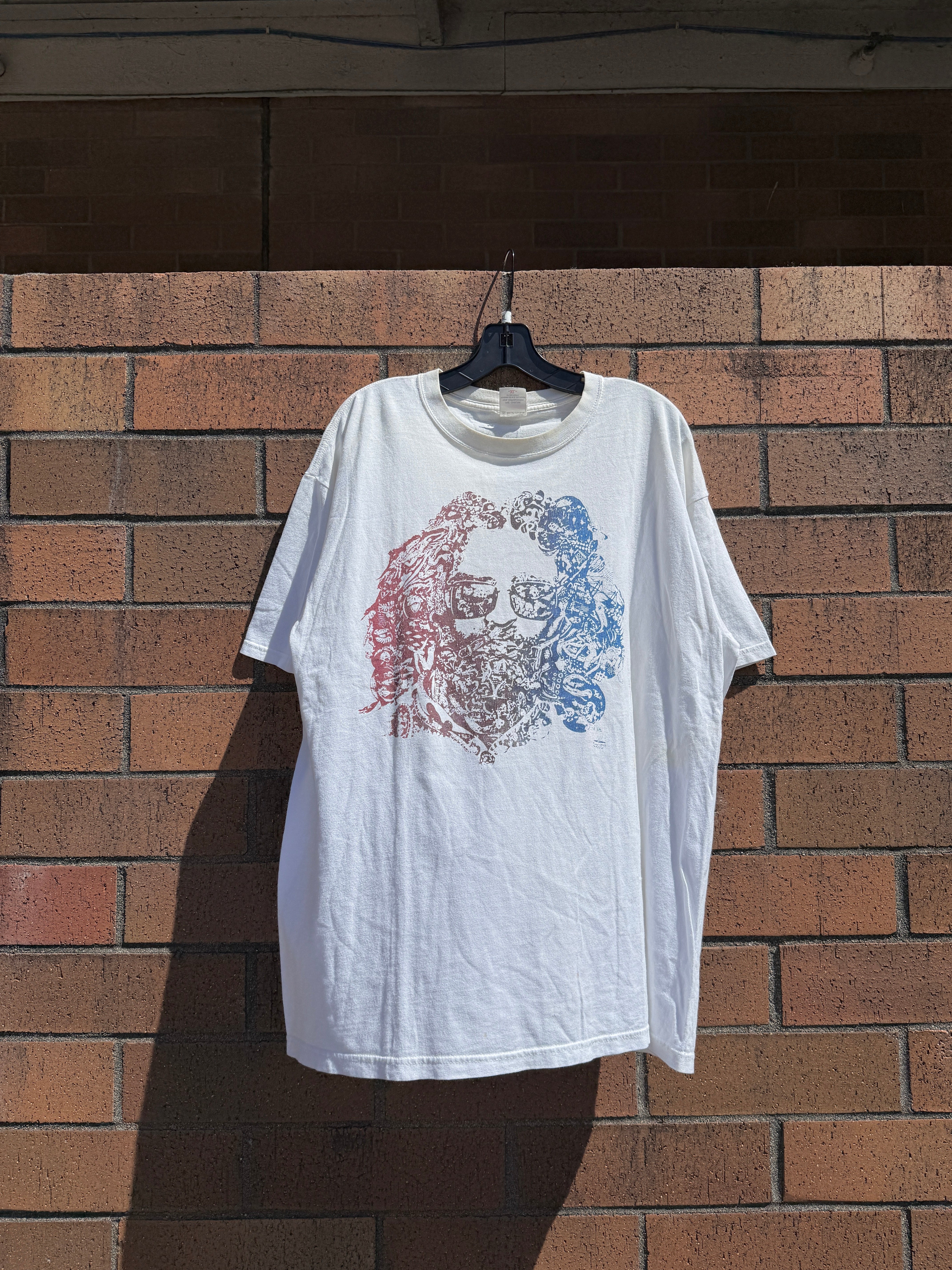 Y2K Jerry Garcia The Singer is Gone Grateful Dead Tee Size XL
