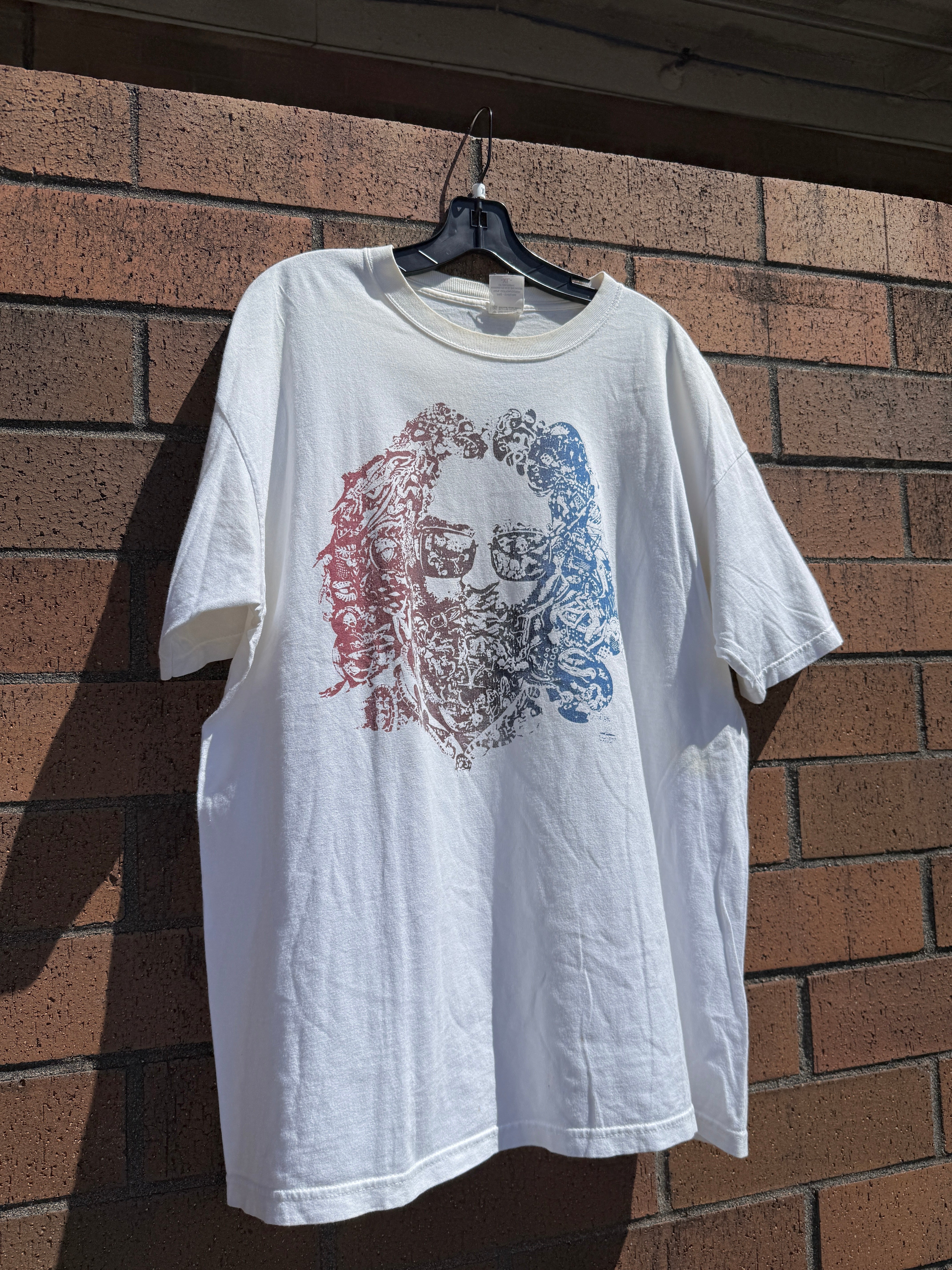 Y2K Jerry Garcia The Singer is Gone Grateful Dead Tee Size XL