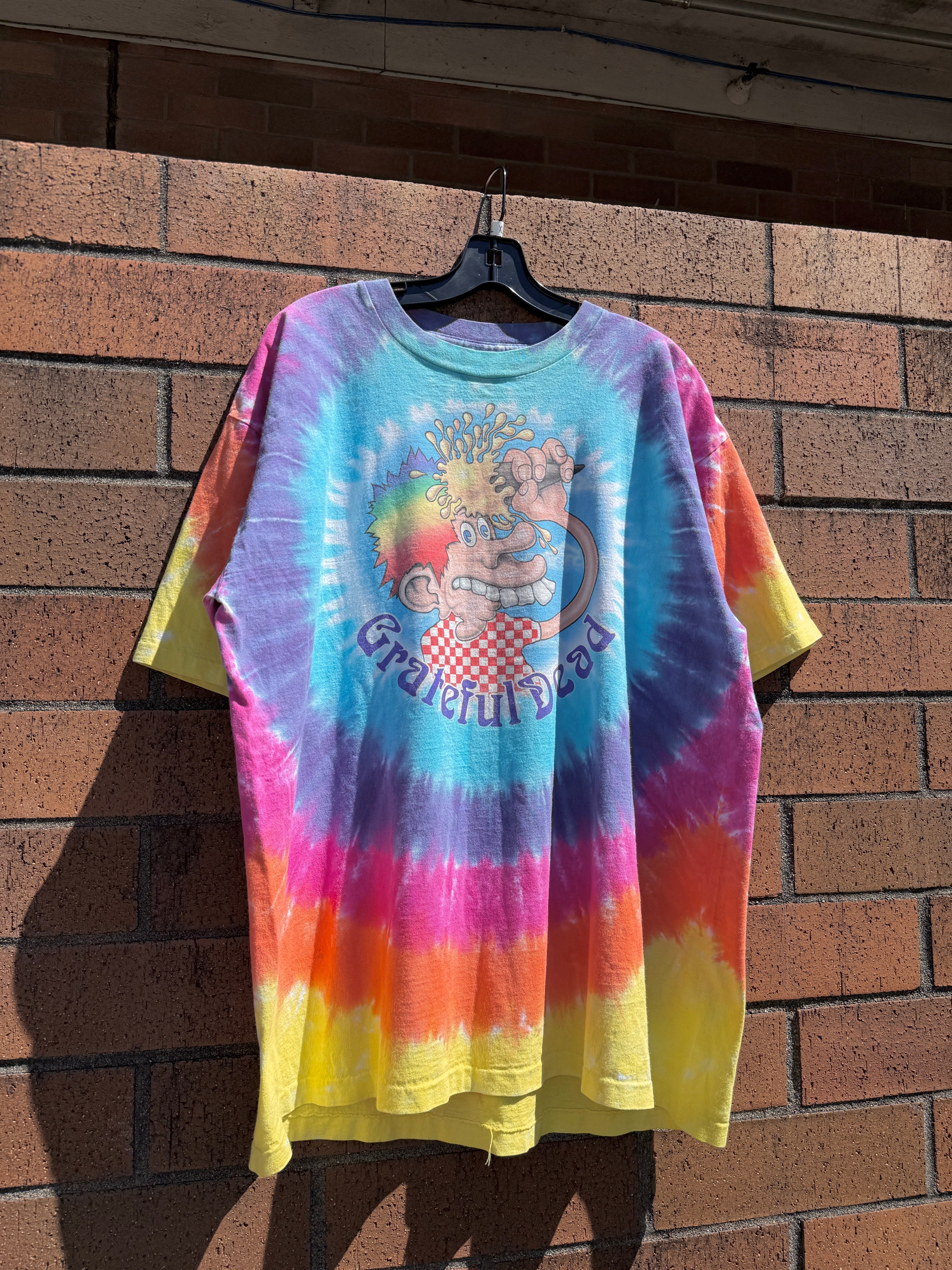 2003 Liquid Blue Grateful Dead Ice Cream Kid Tie Dye Tee Size XL